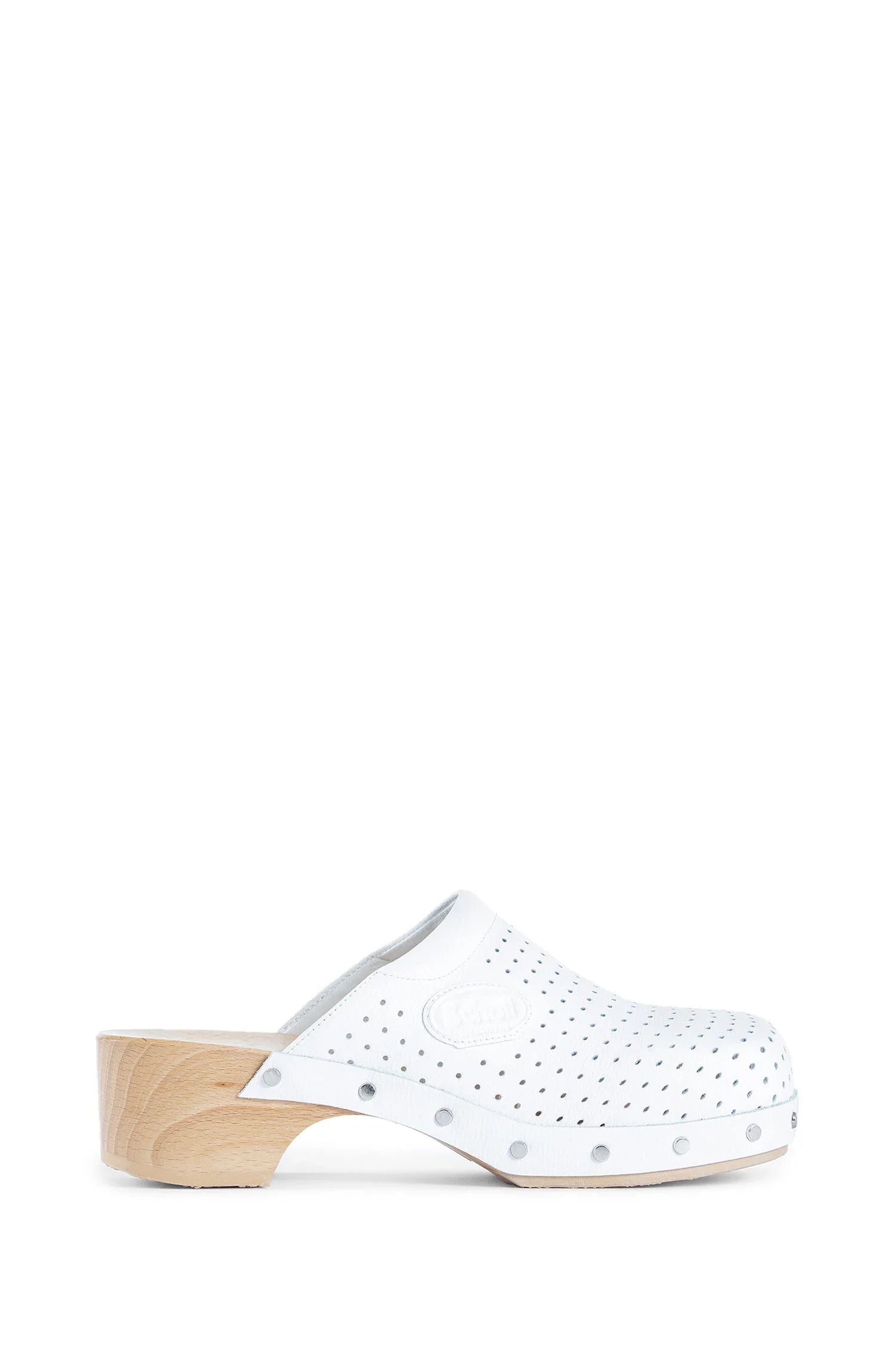 Scholl Collaboration Leather Mules Balenciaga – Гарантія оригінальності – боковий вид