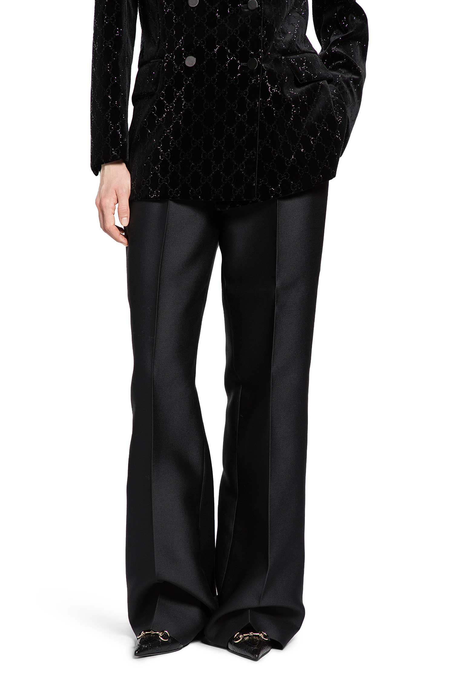 Straight Leg Trousers Gucci – Гарантія оригінальності – боковий вид