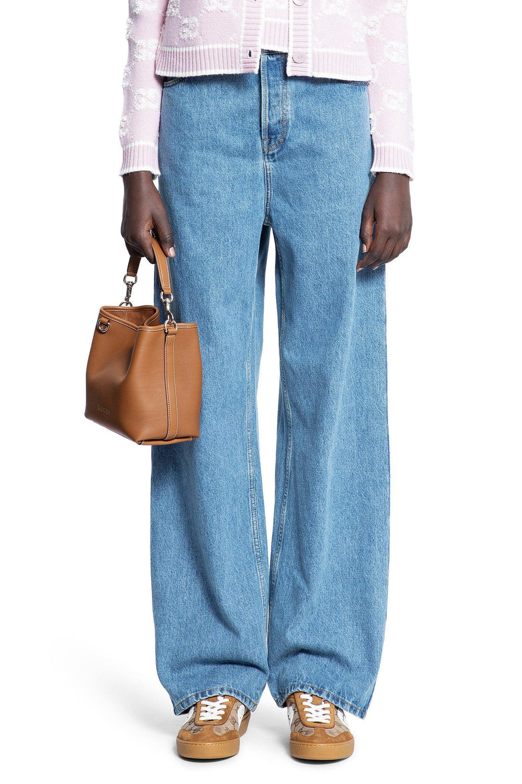 5 Pocket Baggy Jeans Gucci – Гарантія оригінальності – боковий вид
