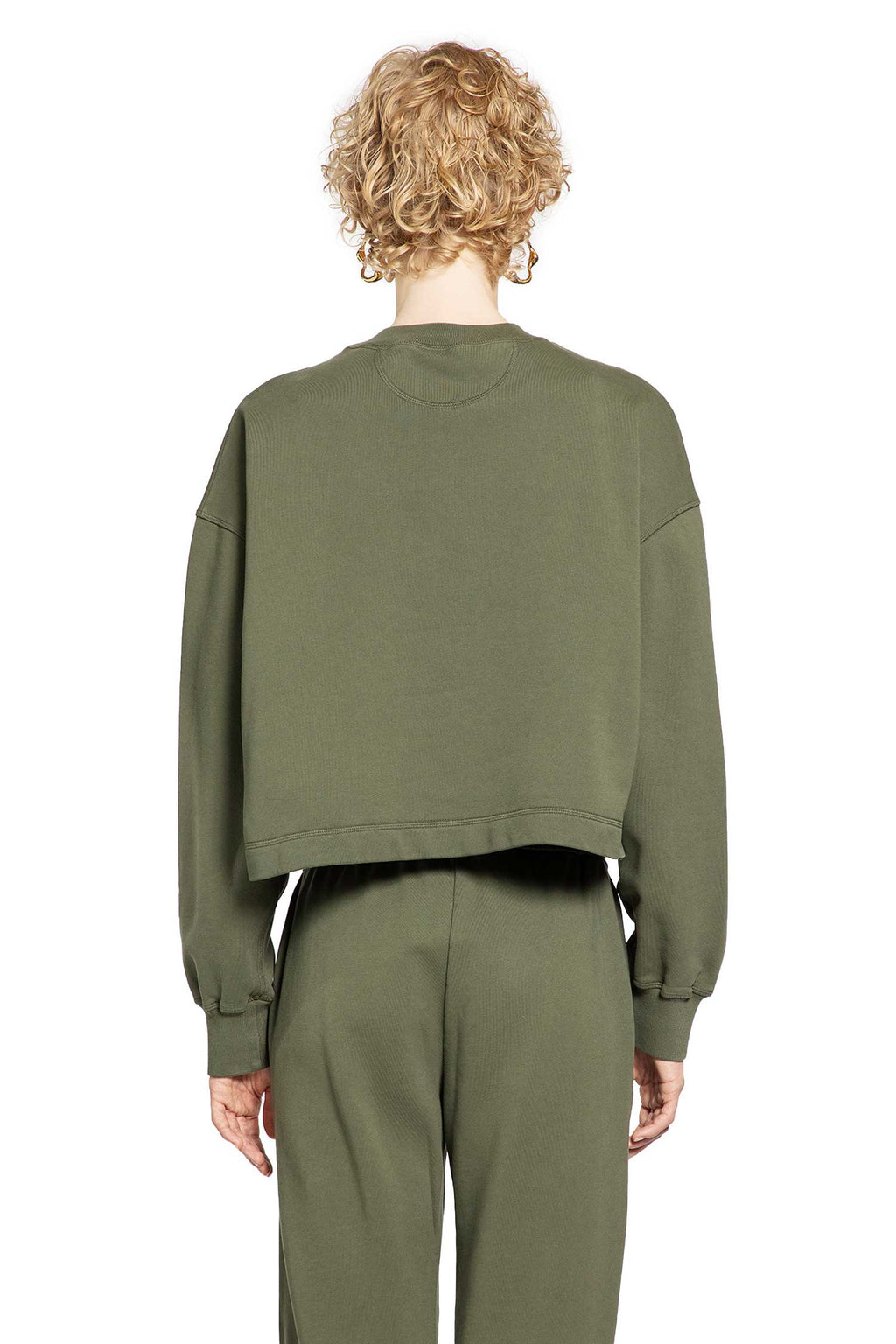 Cropped Sweatshirt In Cotton Gucci – Гарантія оригінальності – збільшений вид