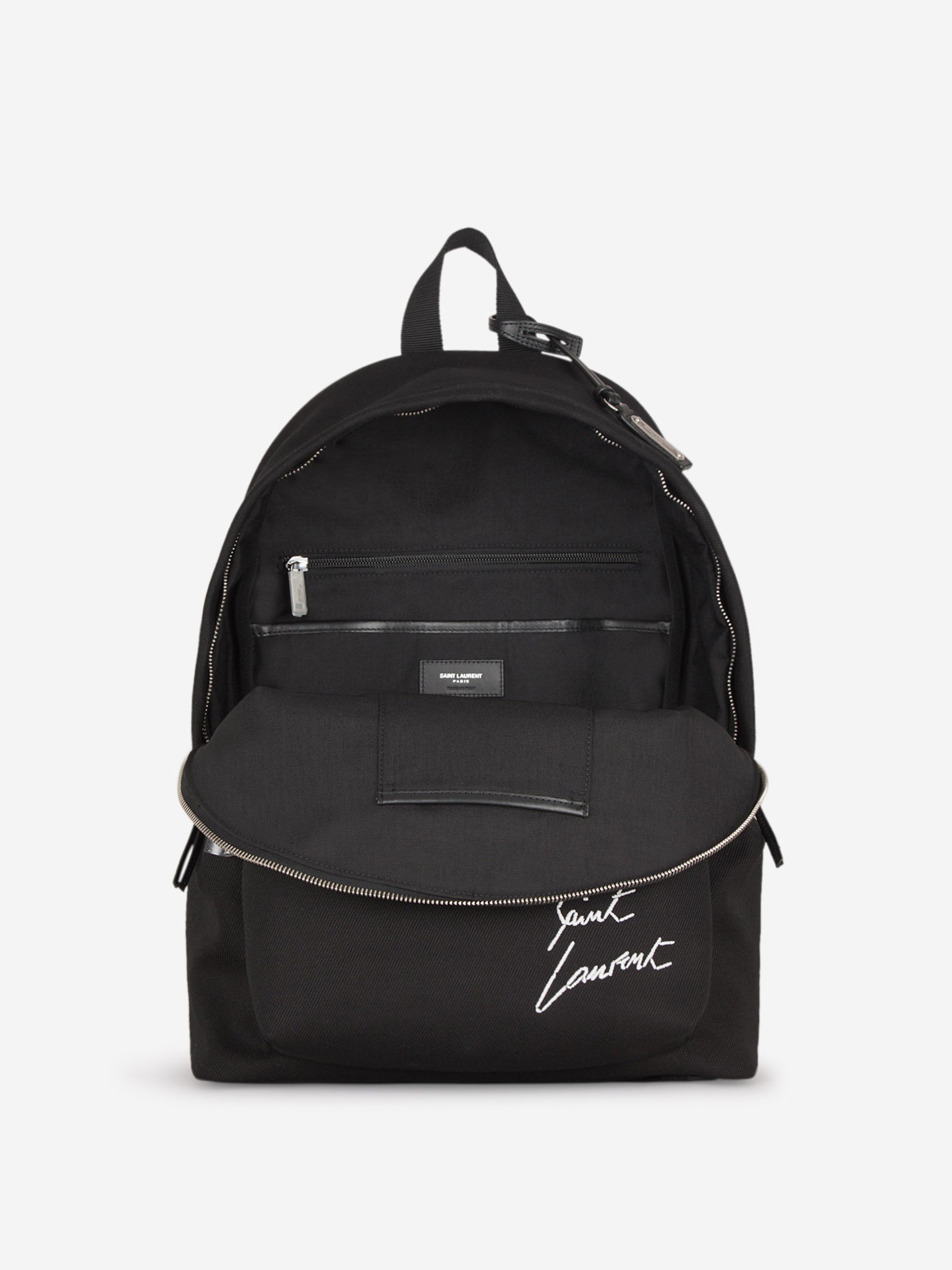 Logo City Backpack Saint laurent – Гарантія оригінальності – збільшений вид
