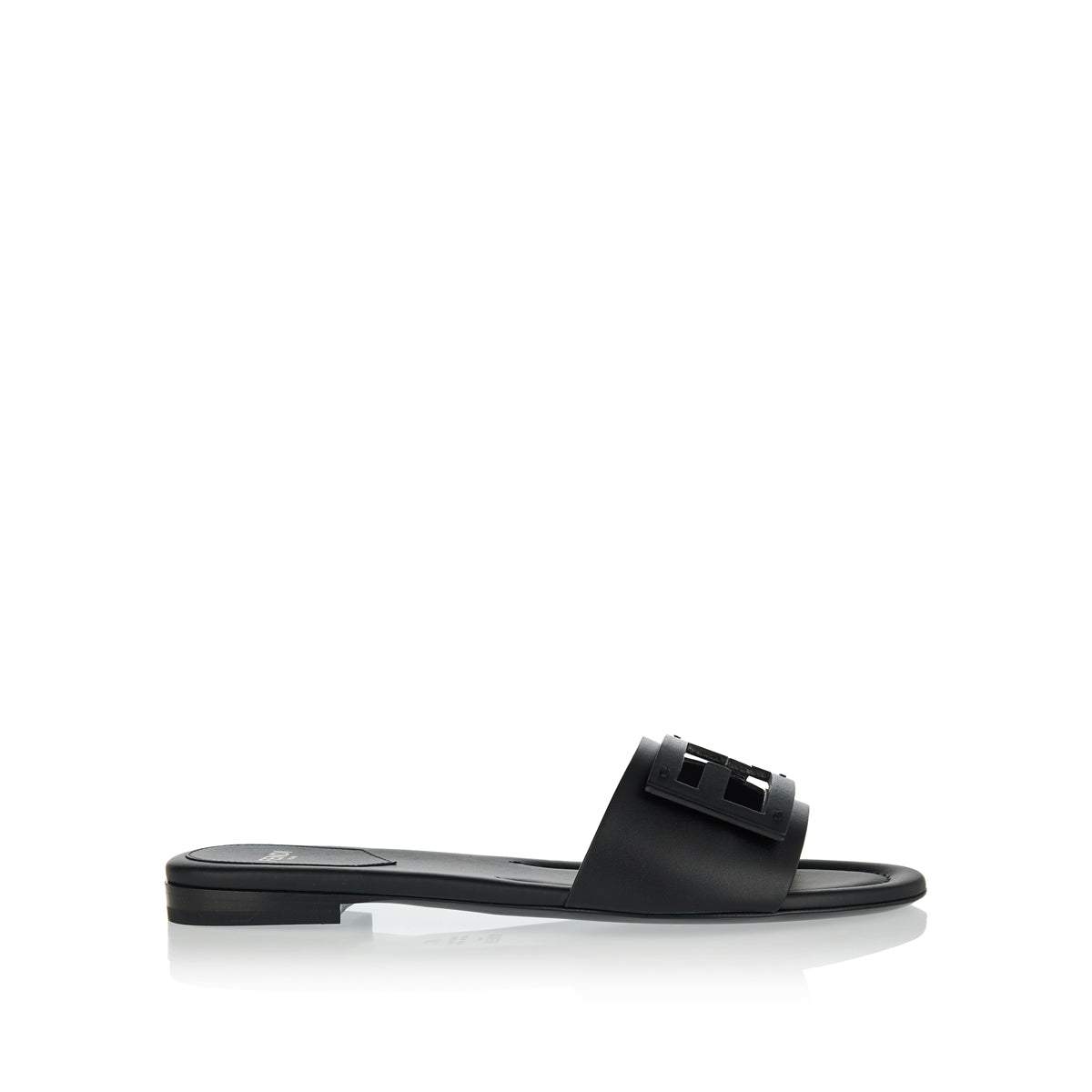 Оригінальна Baguette Leather Slides Fendi – боковий вид