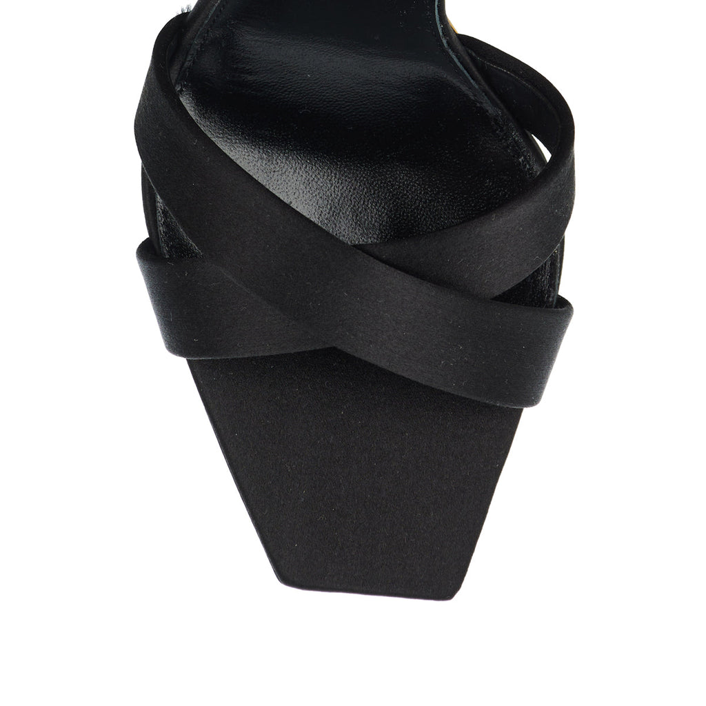 Lucienne Satin Crepe Wedges Saint laurent оригінал – Купити в Україні – збільшений вид