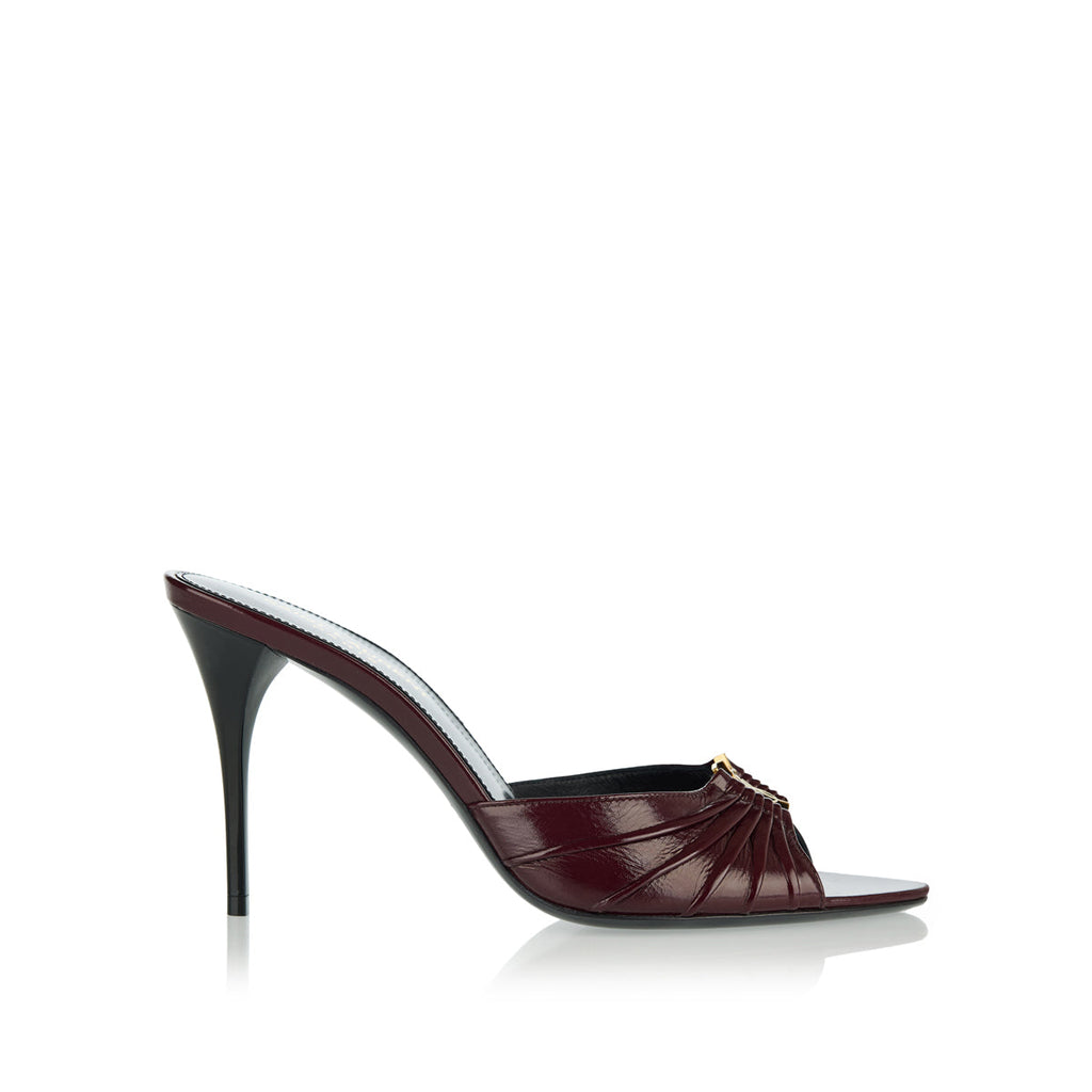 Babylone Leather Mules Saint laurent оригінал – Купити в Україні – боковий вид