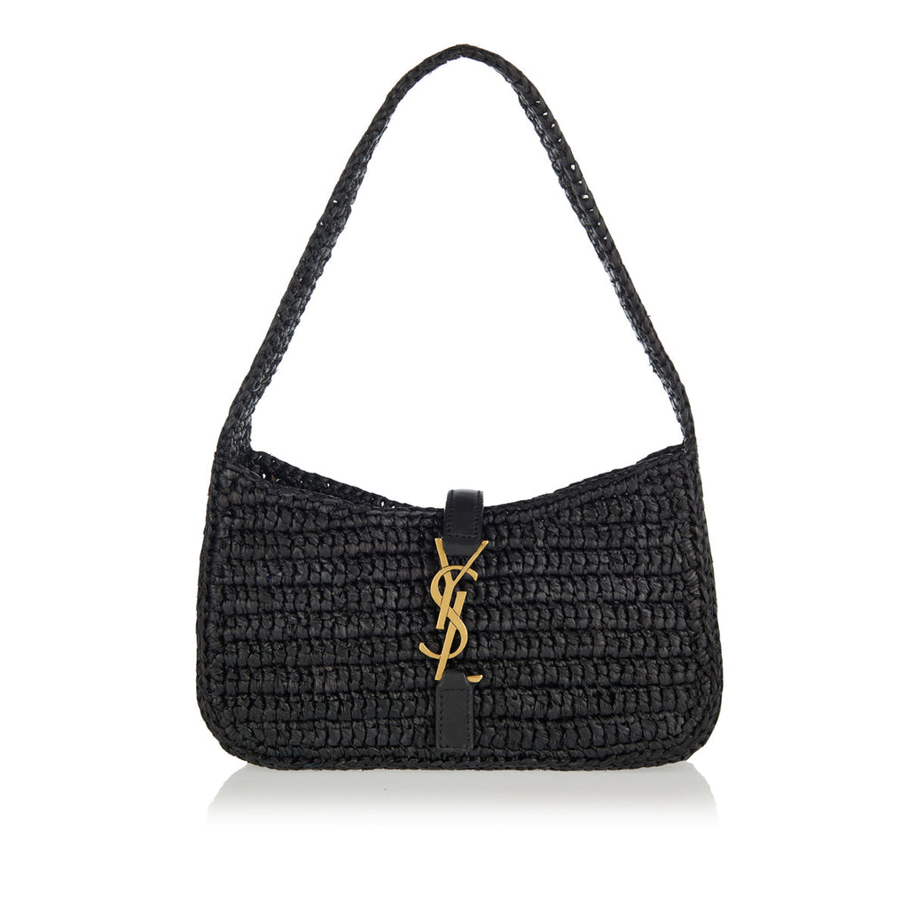 Le 5 À 7 Mini Raffia Shoulder Bag Saint laurent – Гарантія оригінальності – боковий вид