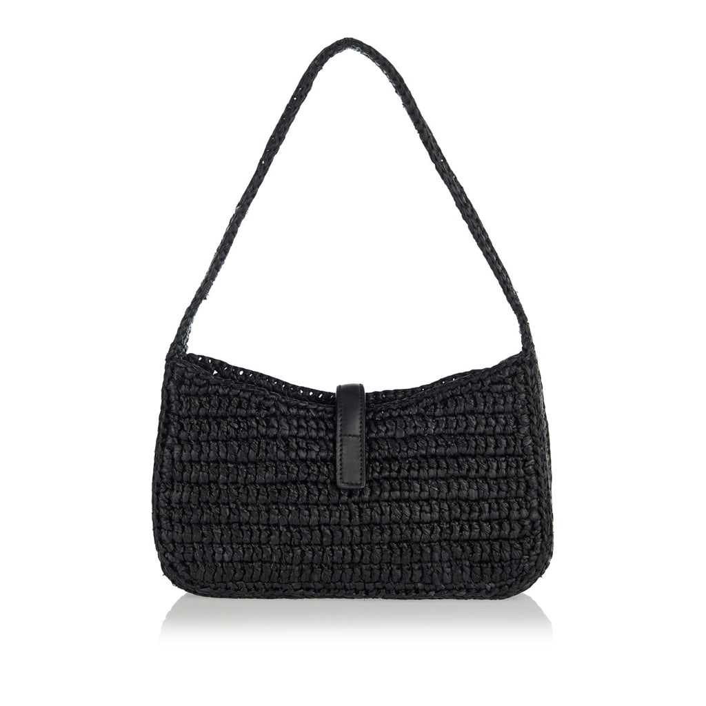 Le 5 À 7 Mini Raffia Shoulder Bag Saint laurent – Гарантія оригінальності – детальний вид