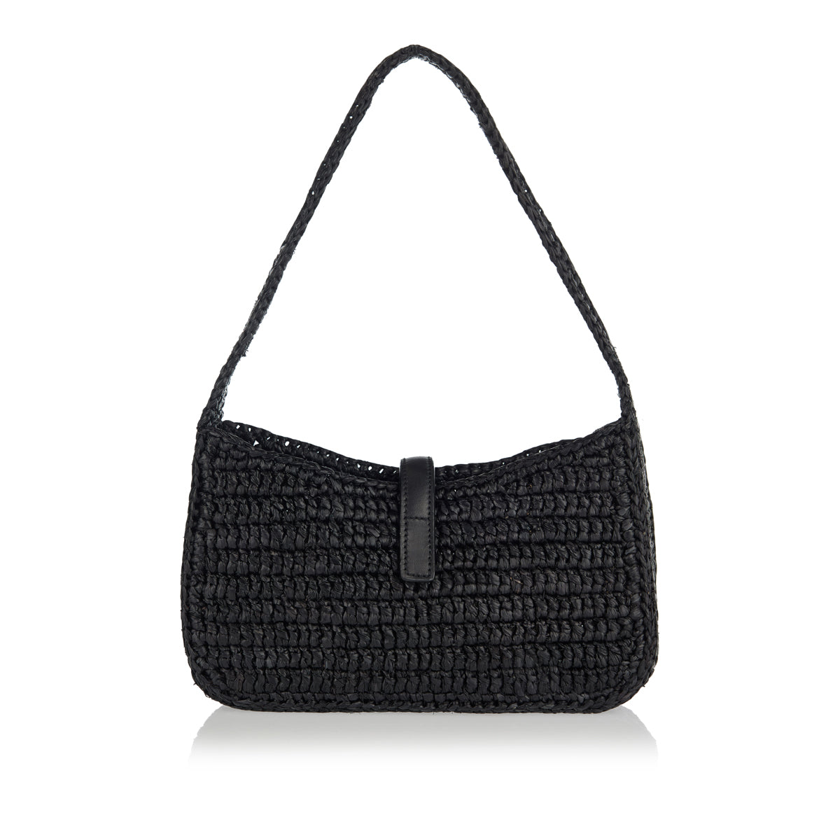 Le 5 À 7 Mini Raffia Shoulder Bag Saint laurent – Гарантія оригінальності – детальний вид