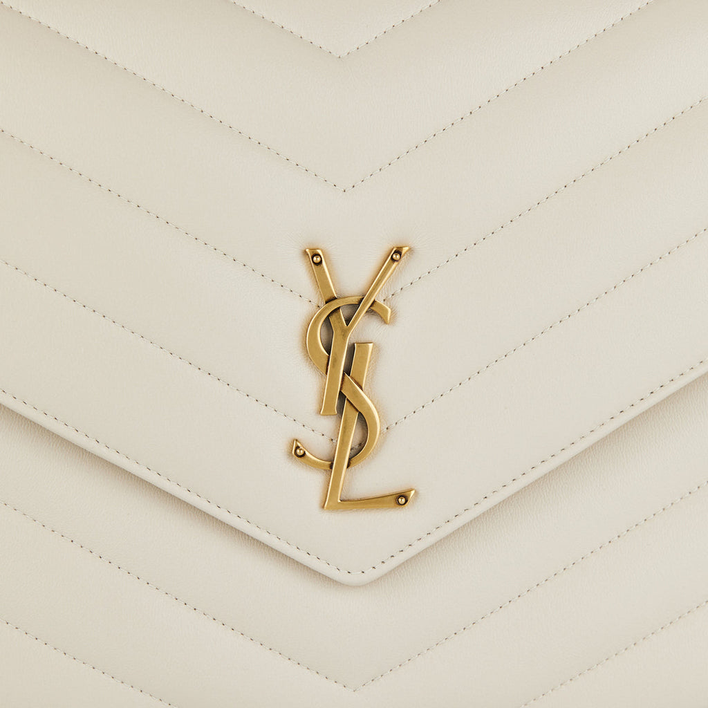 Оригінальна Loulou Large Matelassé Leather Shoulder Bag Saint laurent – збільшений вид