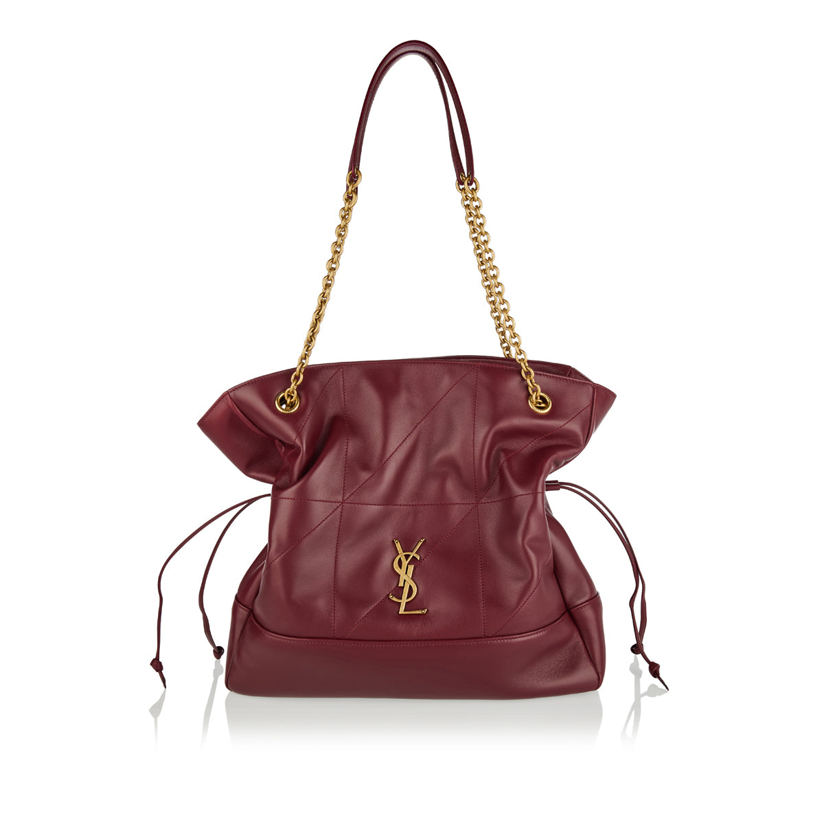 Jamie 4.3 Leather Shopping Bag Saint laurent – Гарантія оригінальності – боковий вид