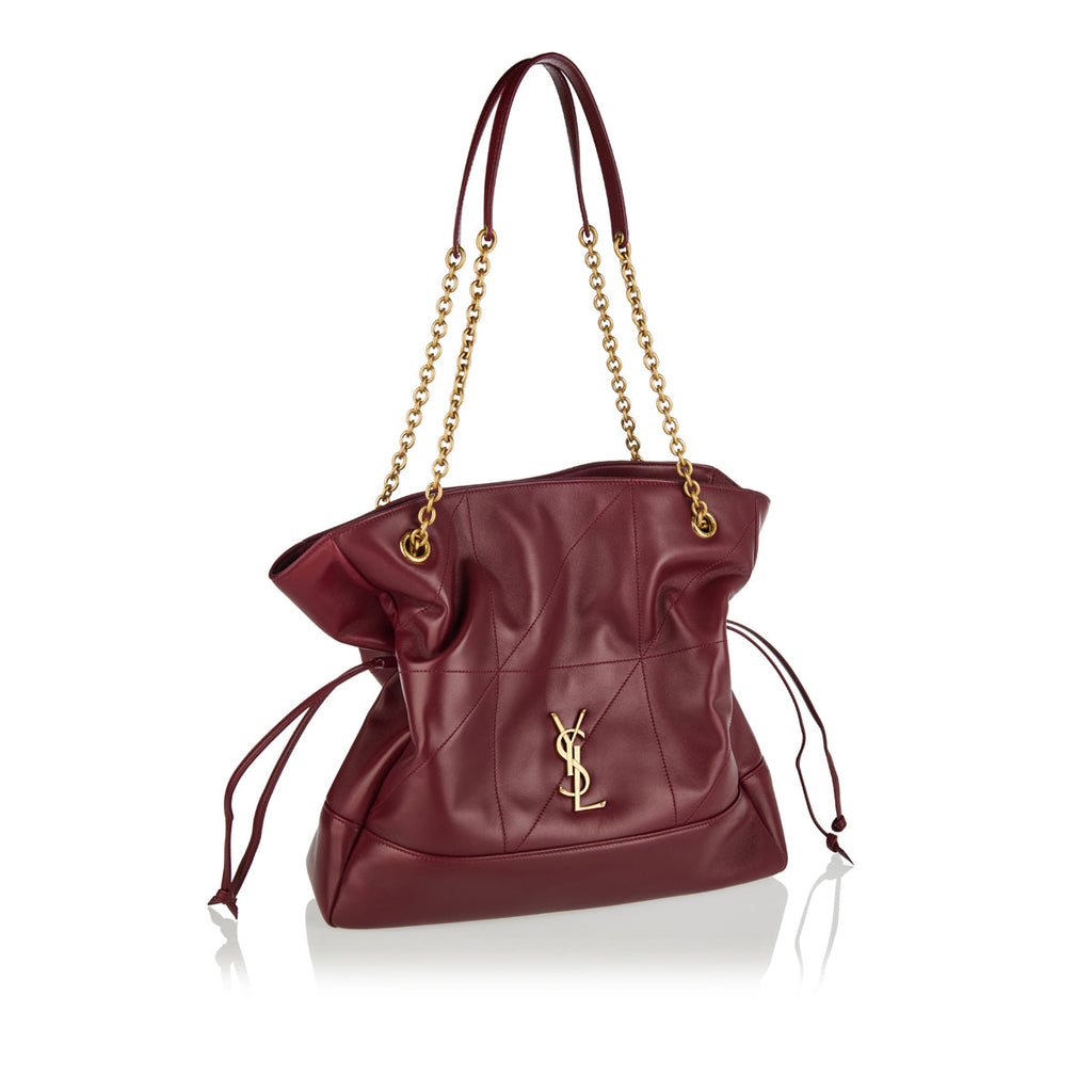 Jamie 4.3 Leather Shopping Bag Saint laurent – Гарантія оригінальності – вид ззаду