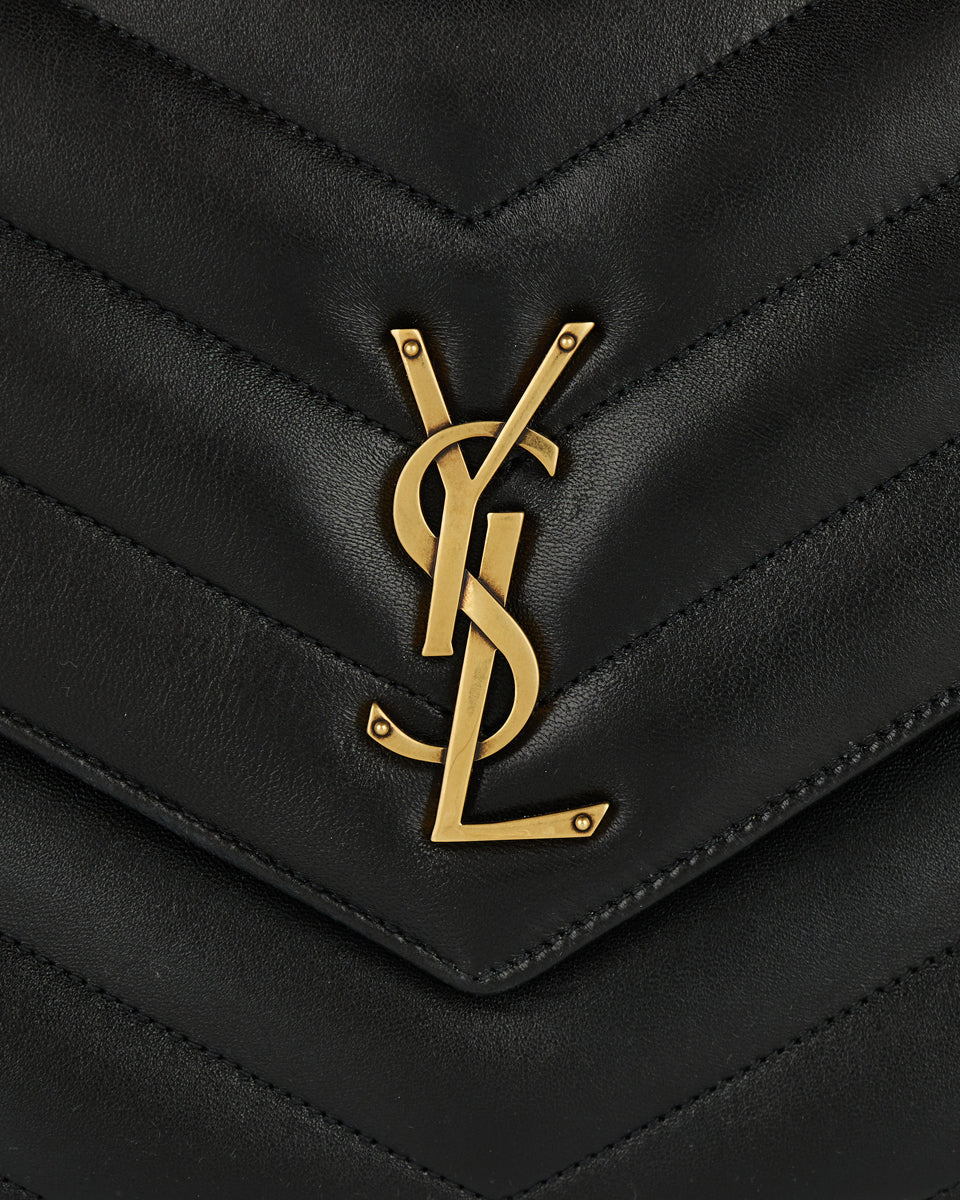 Оригінальна Loulou Large Matelassé Leather Shoulder Bag Saint laurent – збільшений вид