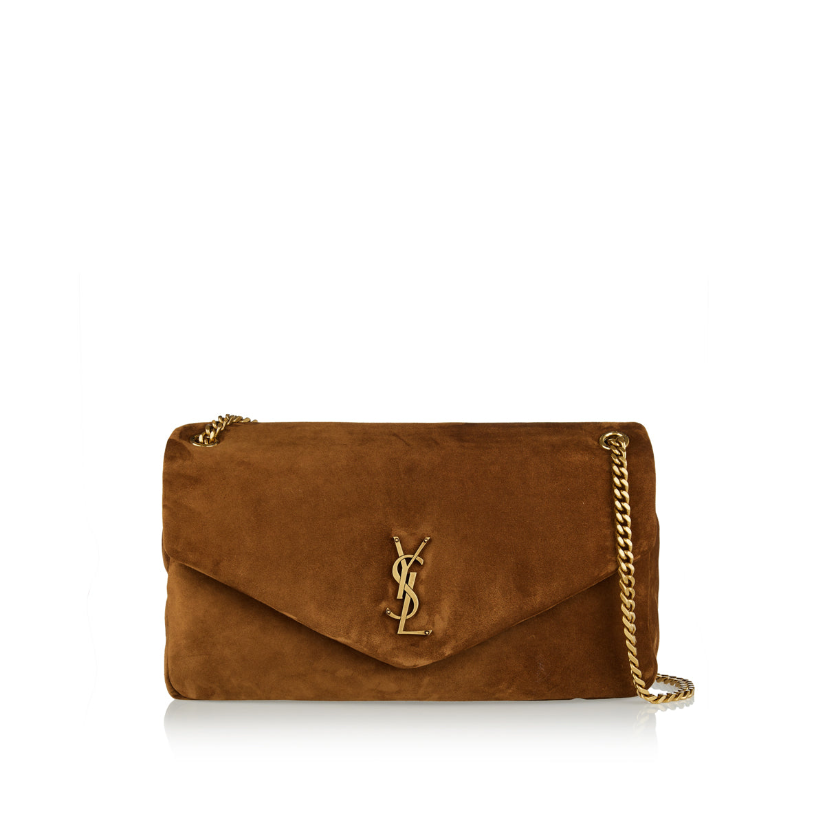 Calypso Large Suede Bag Saint laurent оригінал – Купити в Україні – боковий вид
