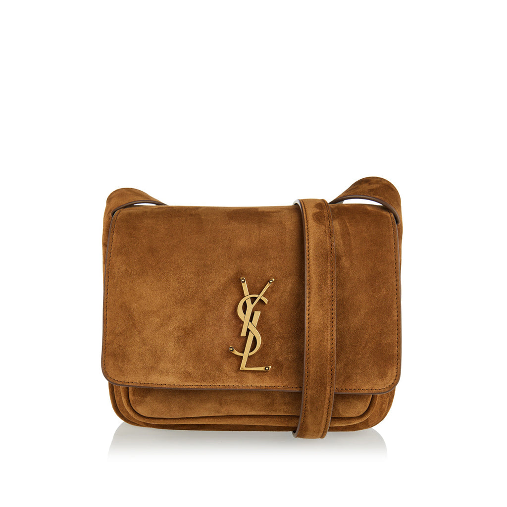 Niki Satchel Suede Bag Saint laurent – Гарантія оригінальності – боковий вид