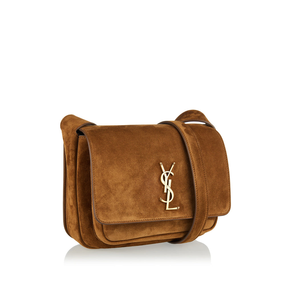 Niki Satchel Suede Bag Saint laurent – Гарантія оригінальності – вид ззаду