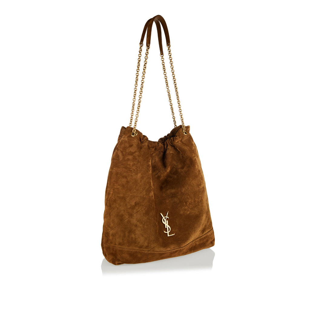 Оригінальна Jamie Large Suede Bag Saint laurent – вид ззаду