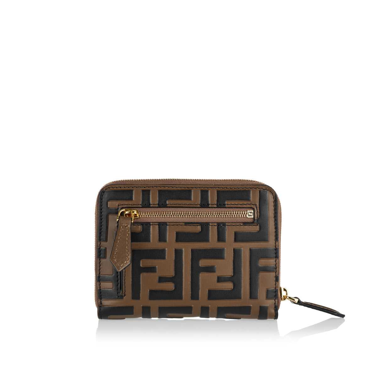 Оригінальна Ff Diamonds Zip Around Leather Wallet Fendi – детальний вид
