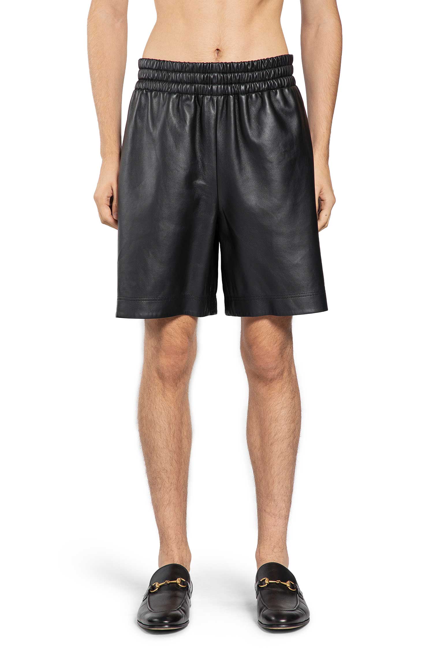 Оригінальна Nappa Leather Shorts Gucci – вид ззаду