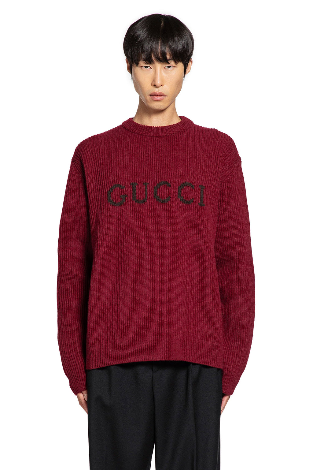Wool Cashmere Logo Sweater Gucci оригінал – Купити в Україні – боковий вид