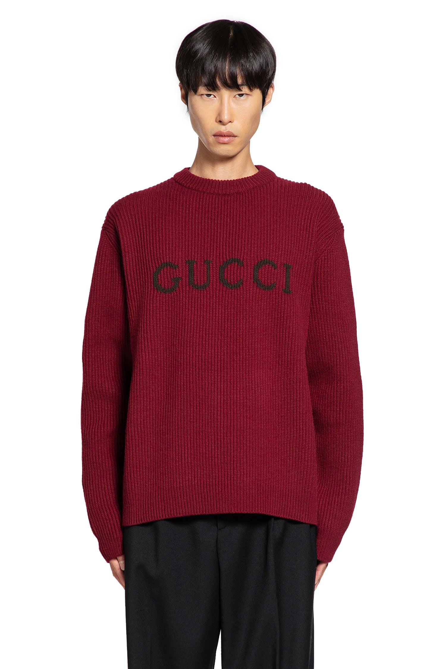 Wool Cashmere Logo Sweater Gucci оригінал – Купити в Україні – боковий вид
