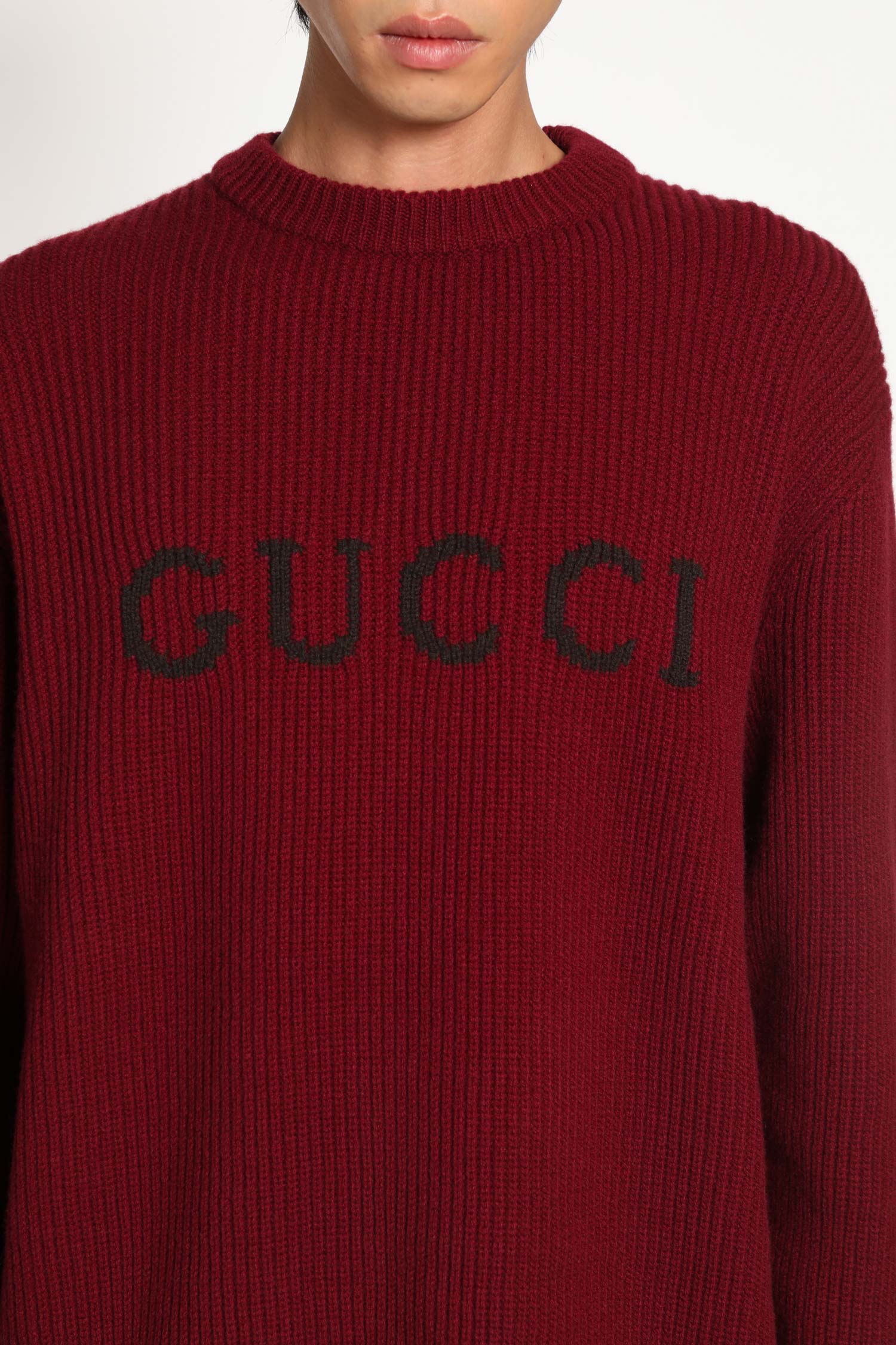 Wool Cashmere Logo Sweater Gucci оригінал – Купити в Україні – збільшений вид