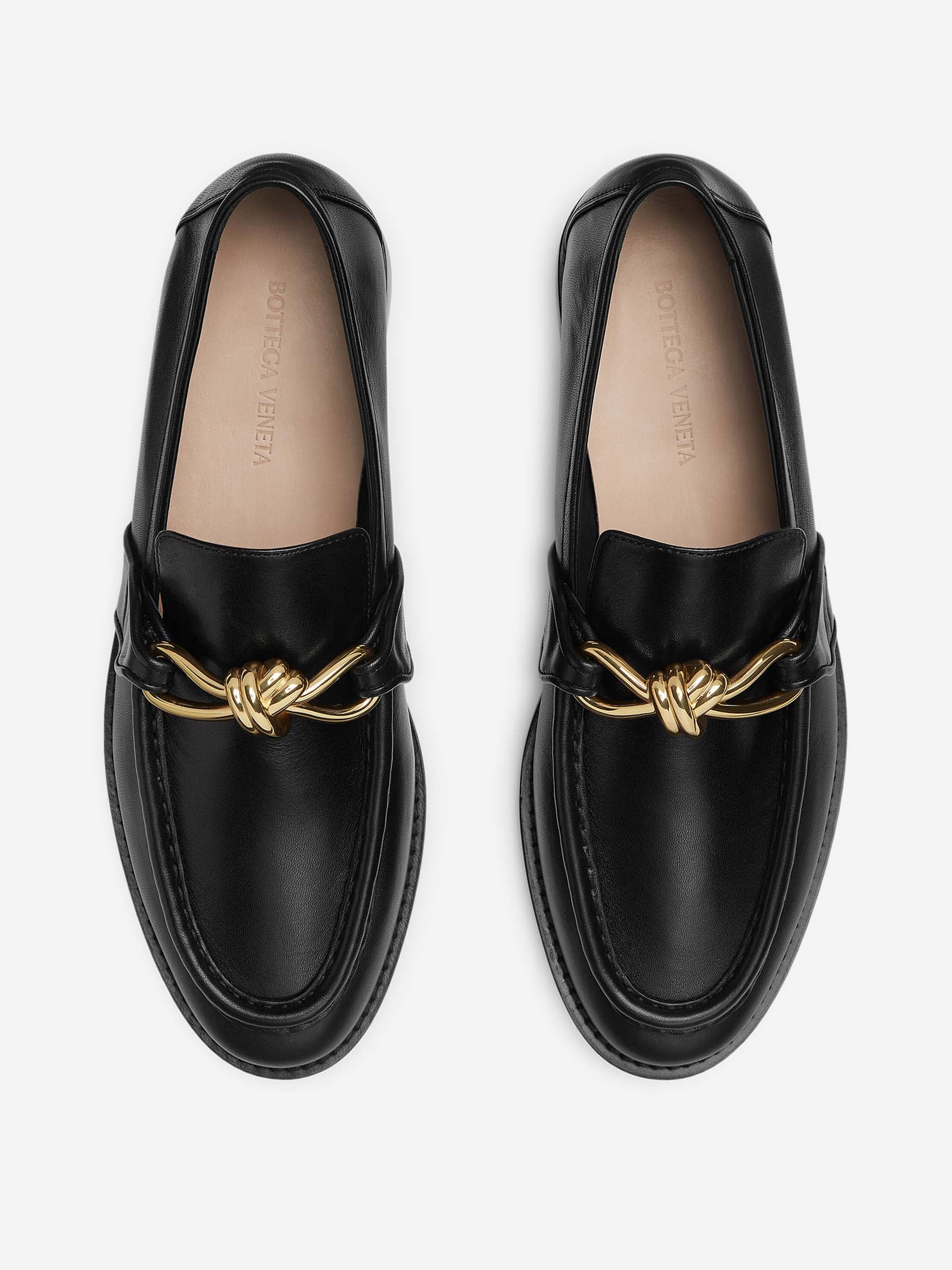 Astaire Leather Moccasins Bottega veneta – Гарантія оригінальності – збільшений вид