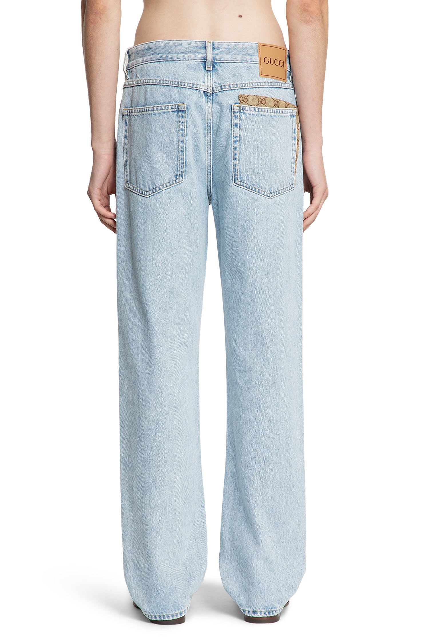Denim And Gg Canvas 5 Pocket Jeans Gucci оригінал – Купити в Україні – збільшений вид