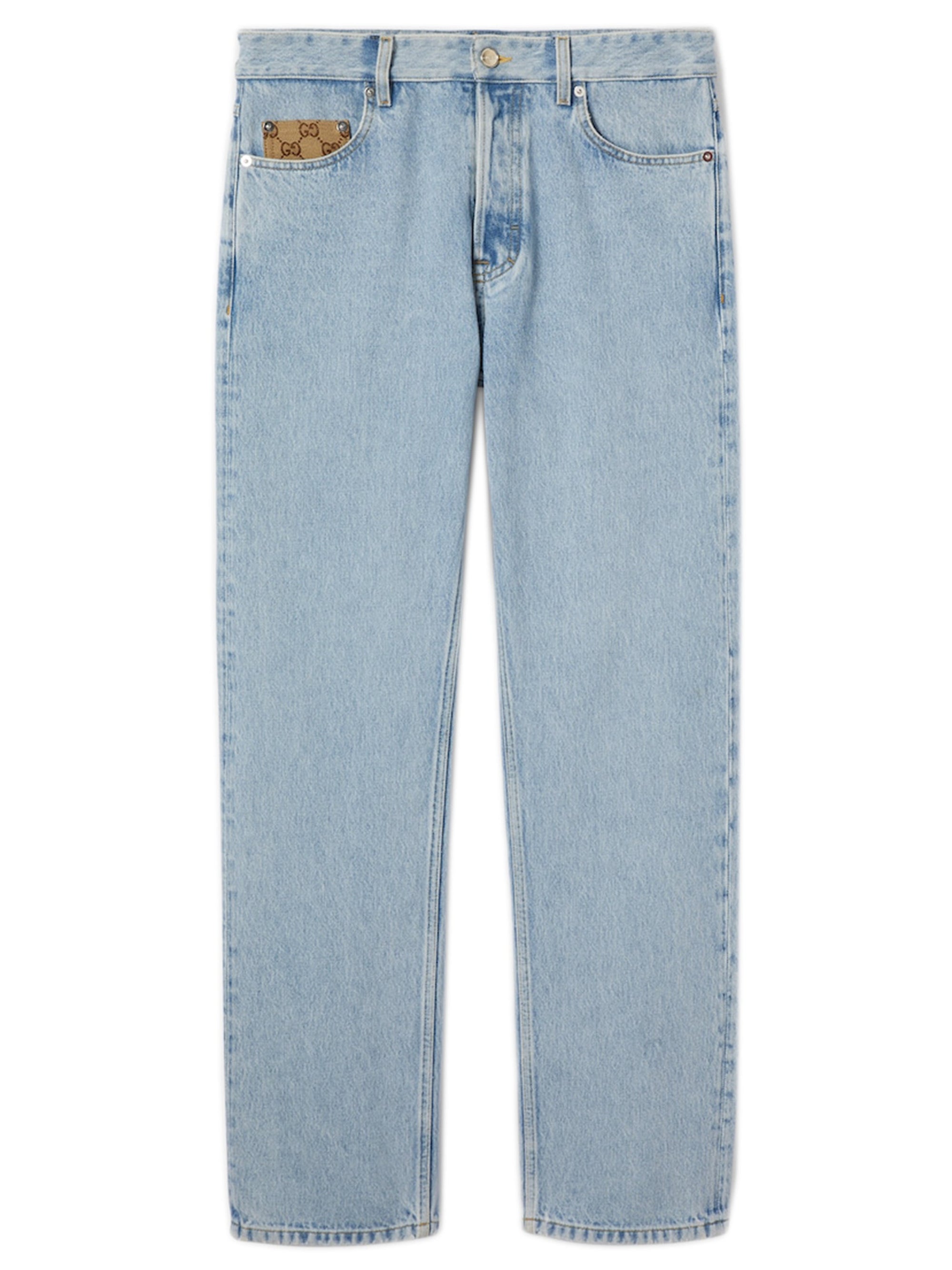Denim pant with GG insert GUCCI оригінал – Купити в Україні – боковий вид