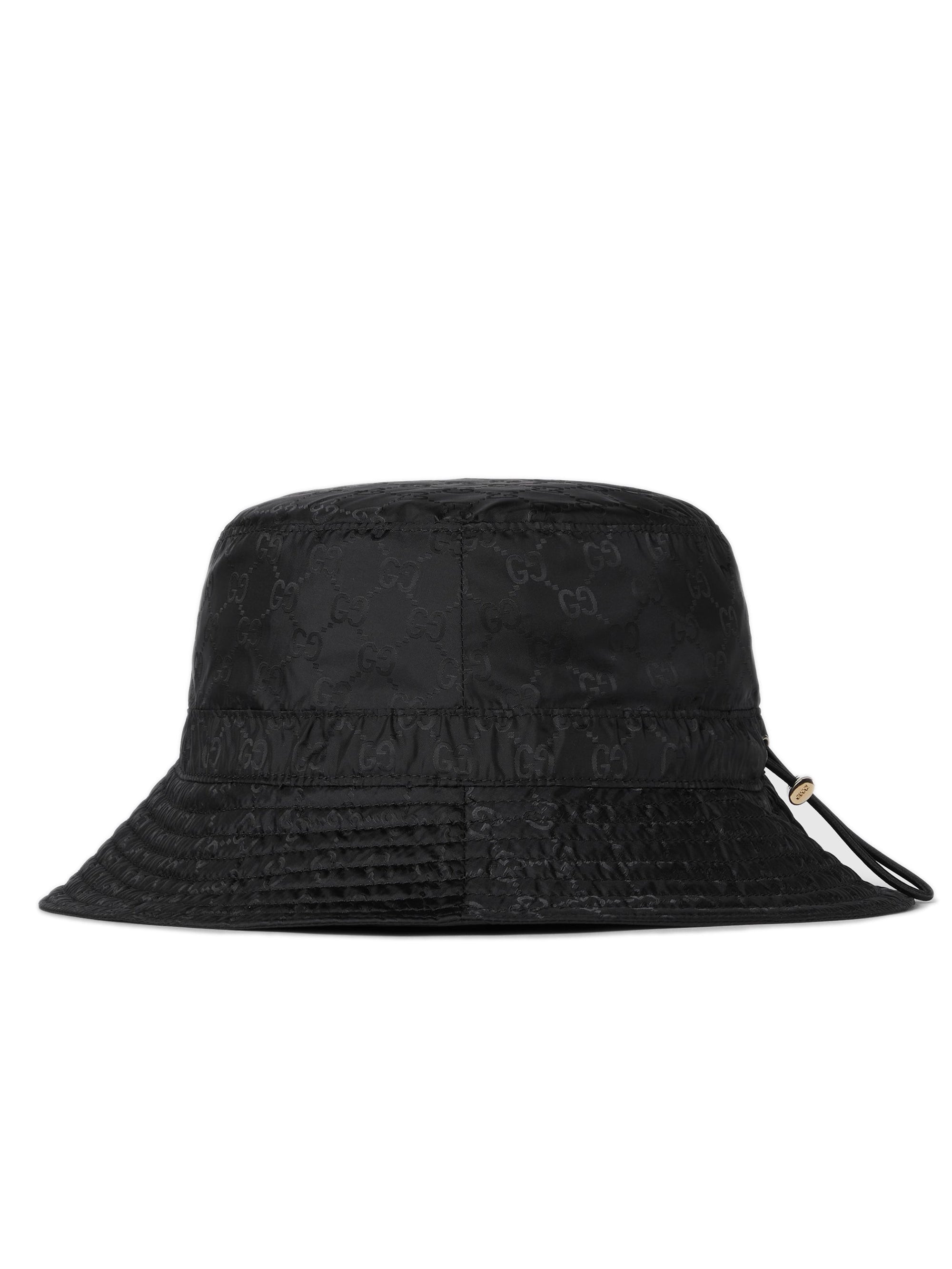 Reversible GG nylon bucket hat GUCCI оригінал – Купити в Україні – боковий вид