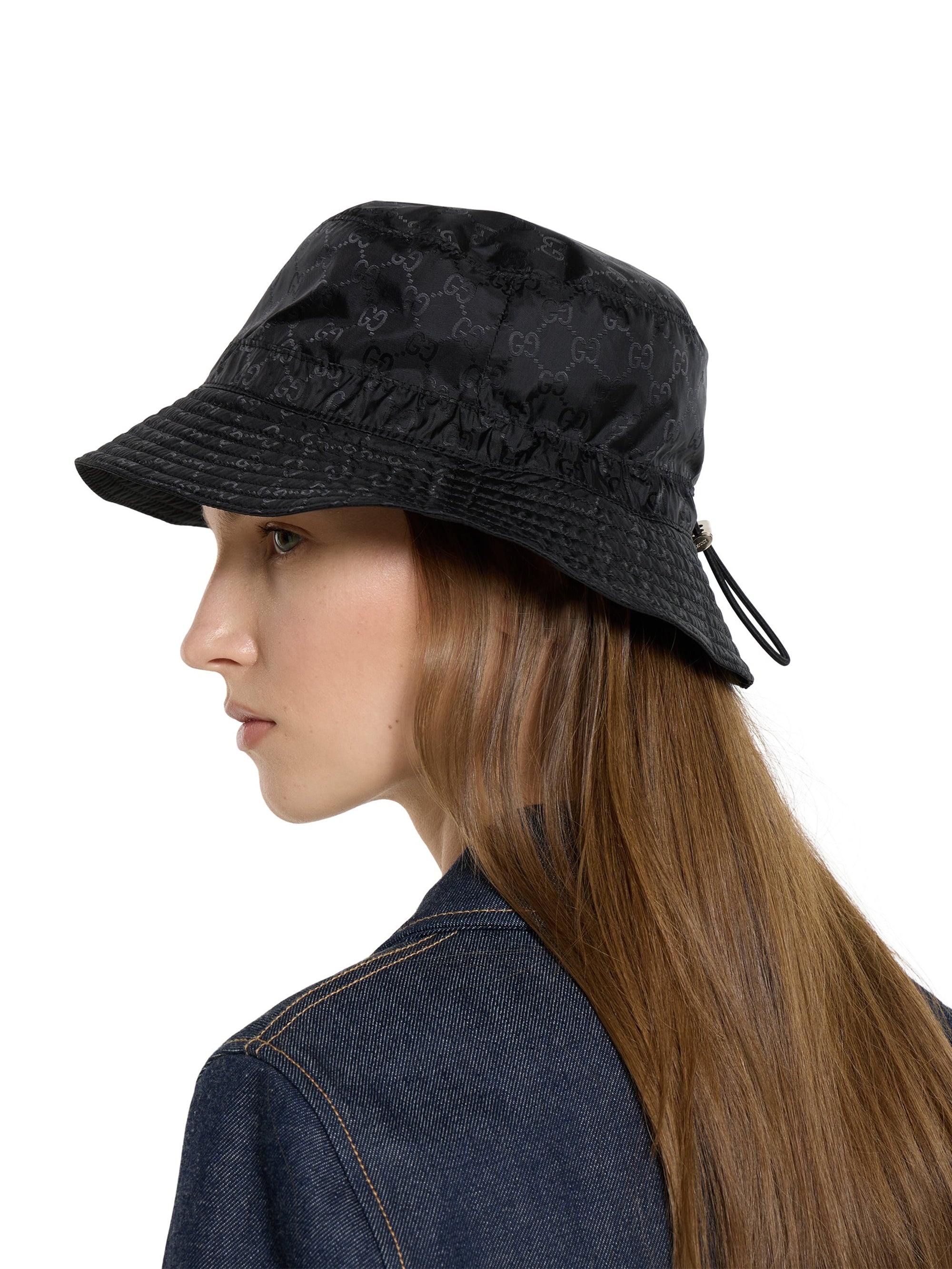 Reversible GG nylon bucket hat GUCCI оригінал – Купити в Україні – збільшений вид