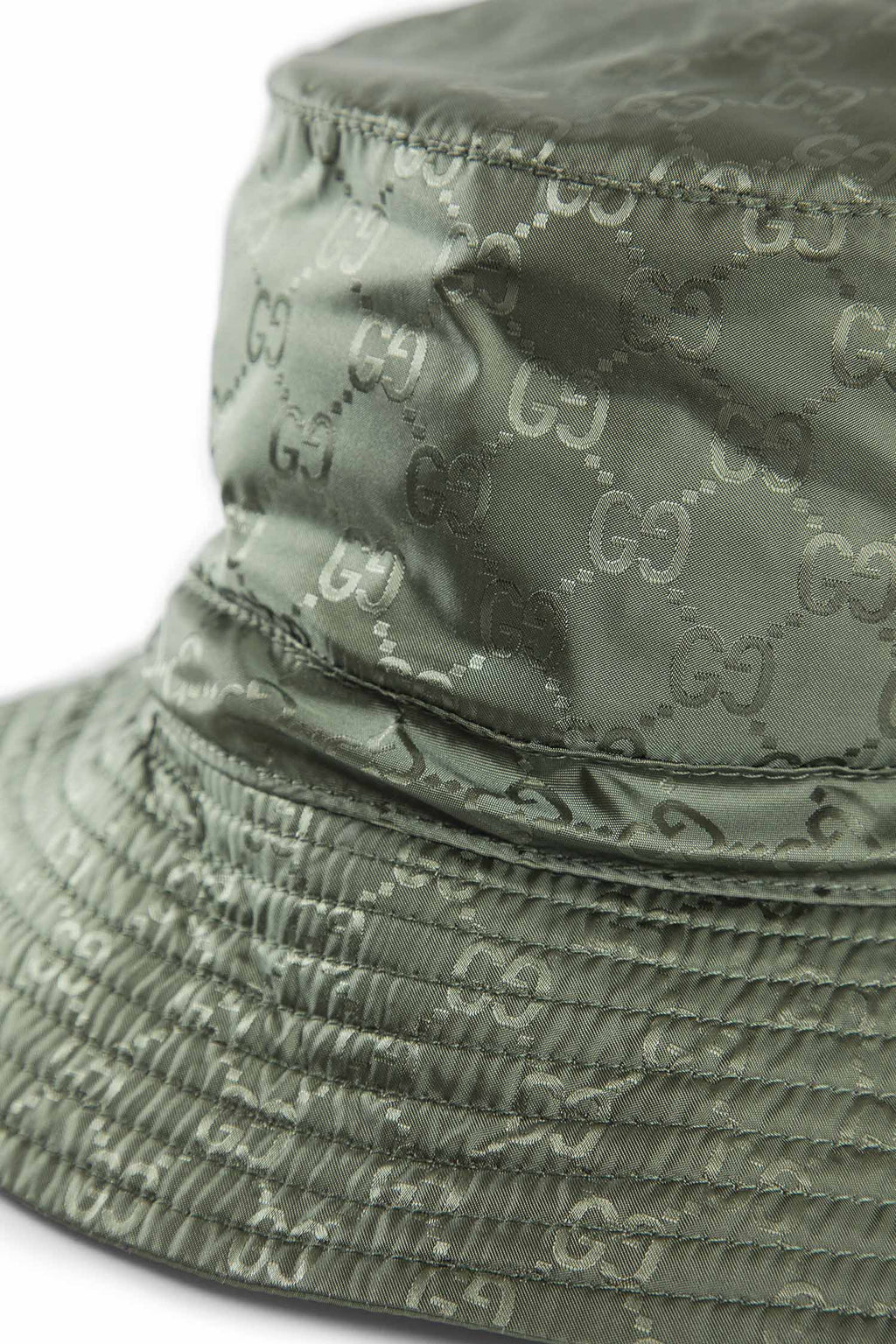 Reversible Gg Nylon Bucket Hat Gucci – Гарантія оригінальності – детальний вид