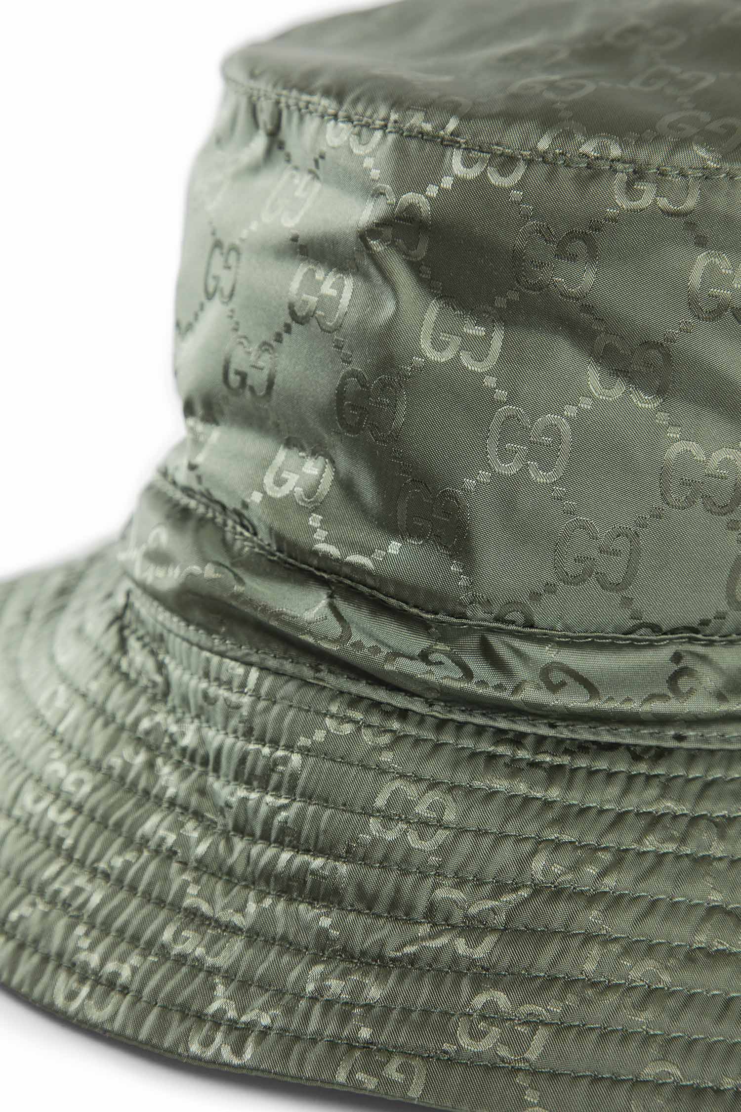 Reversible Gg Nylon Bucket Hat Gucci – Гарантія оригінальності – детальний вид