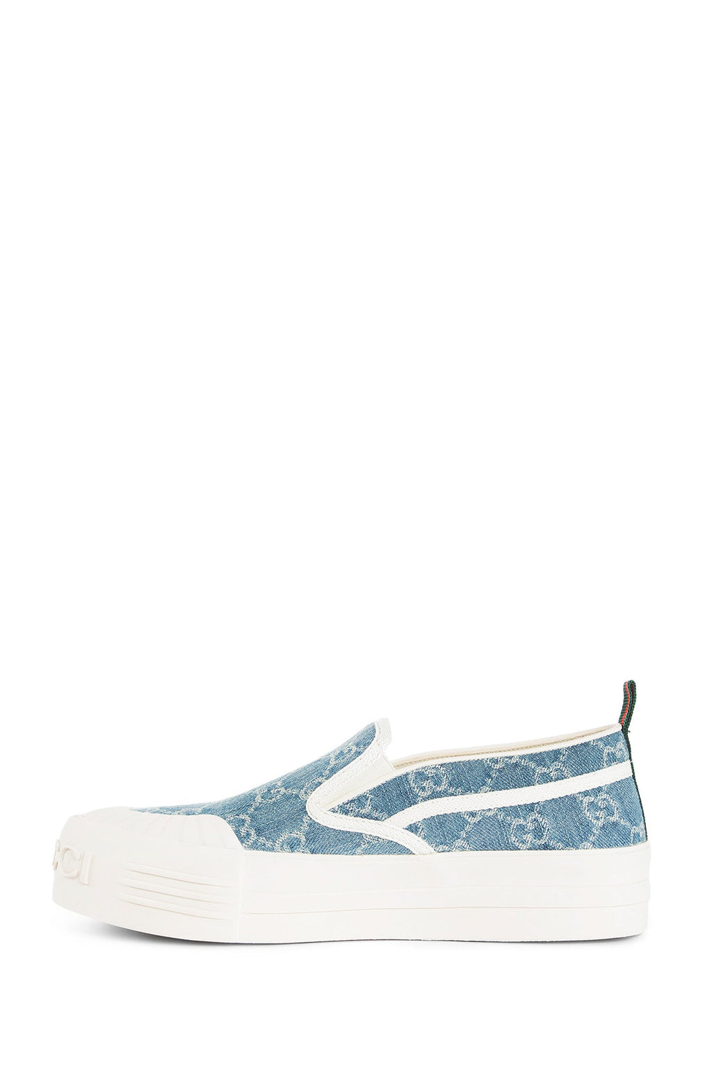 Оригінальна Gg Denim Slip-On Sneakers Gucci – збільшений вид