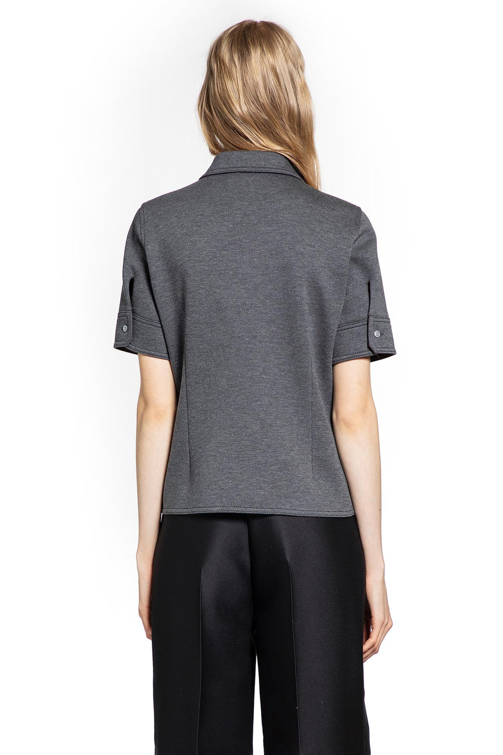 Wool Cotton Jersey Short Sleeve Shirt Gucci – Гарантія оригінальності – збільшений вид