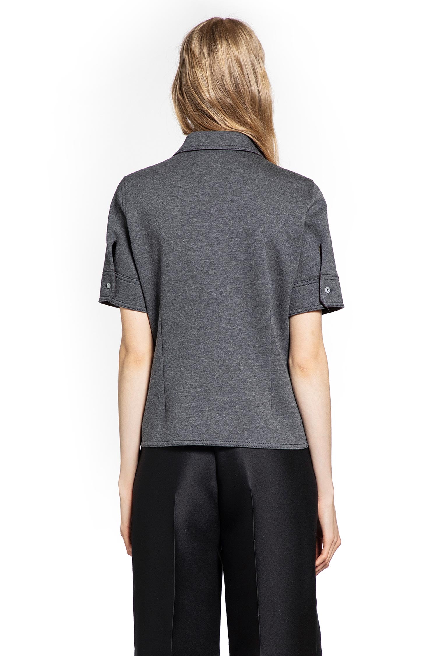 Wool Cotton Jersey Short Sleeve Shirt Gucci – Гарантія оригінальності – збільшений вид