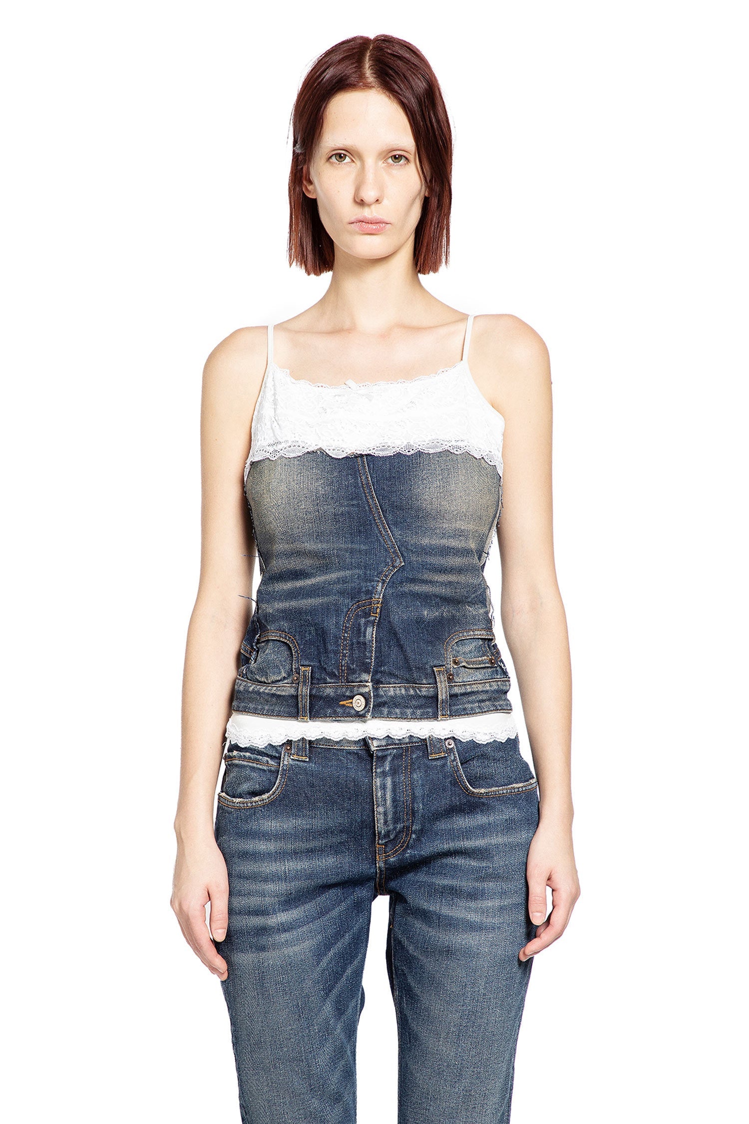 Patched Tank Top Balenciaga – Гарантія оригінальності – вид ззаду