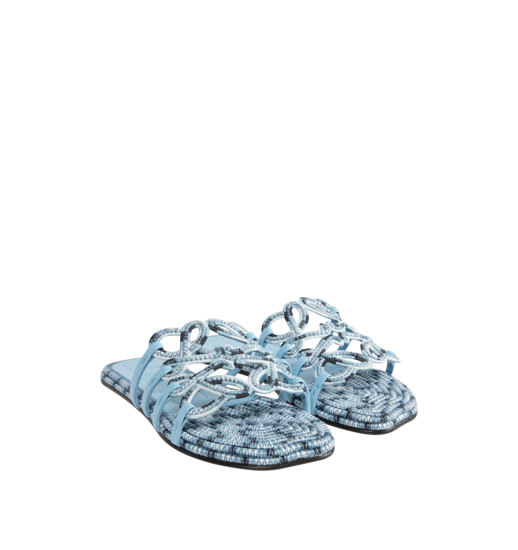 Embroidered Petal Anagram Slide Loewe – Гарантія оригінальності – вид ззаду