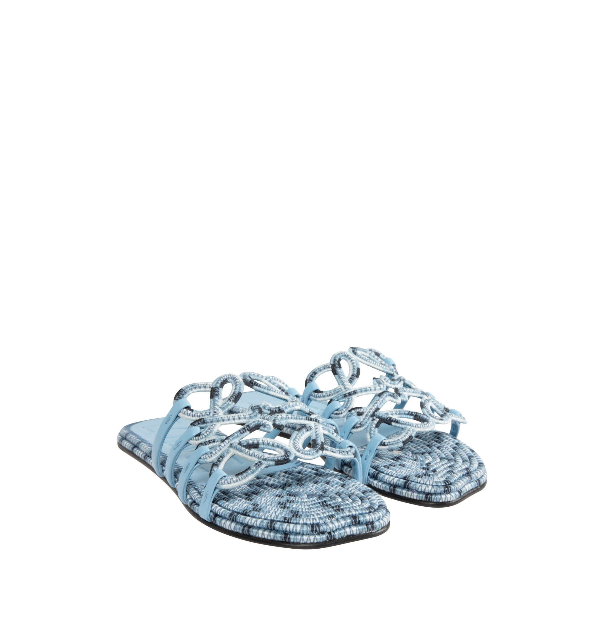 Embroidered Petal Anagram Slide Loewe – Гарантія оригінальності – вид ззаду