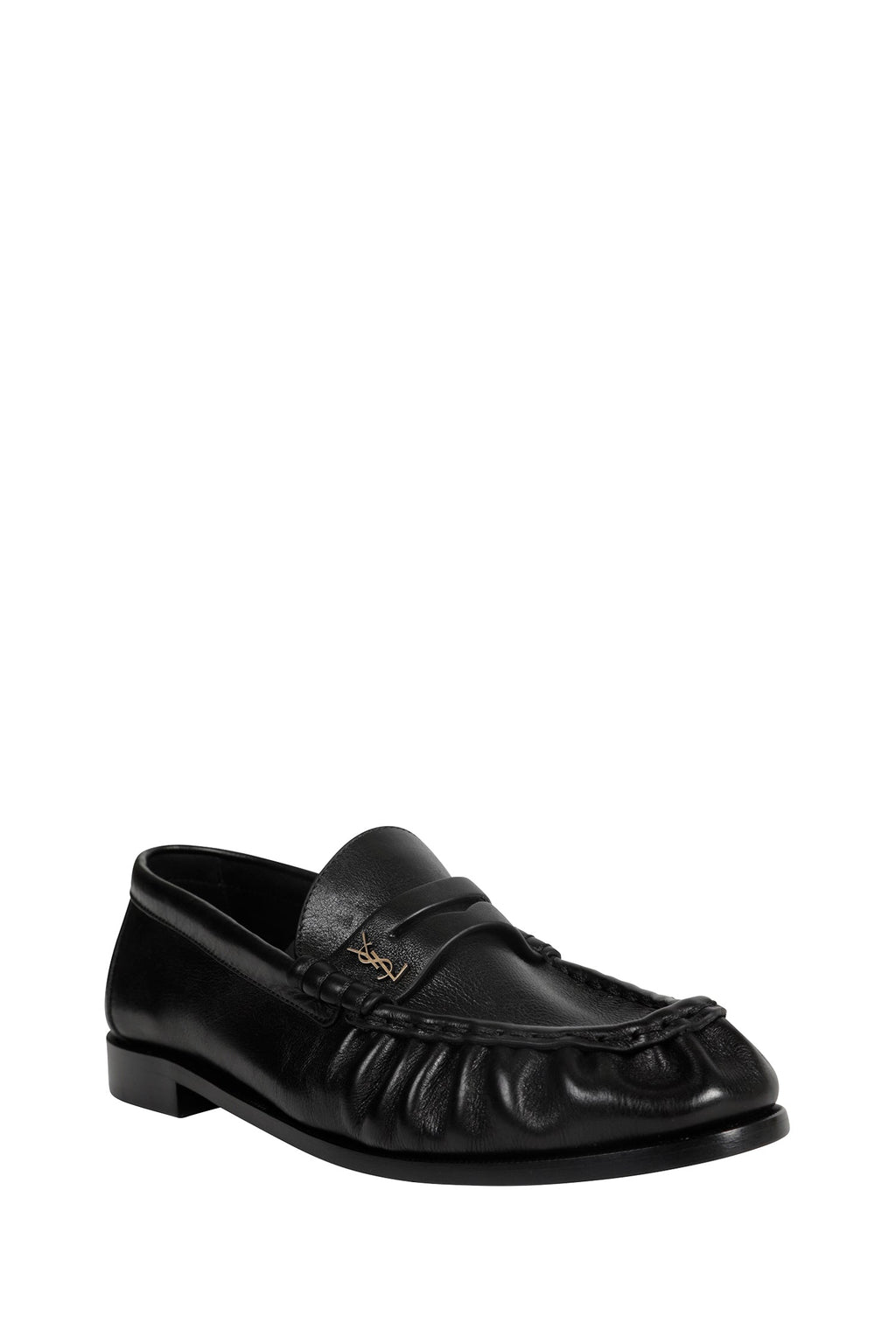 Оригінальна Le Loafer Supple In Leather Saint laurent – вид ззаду