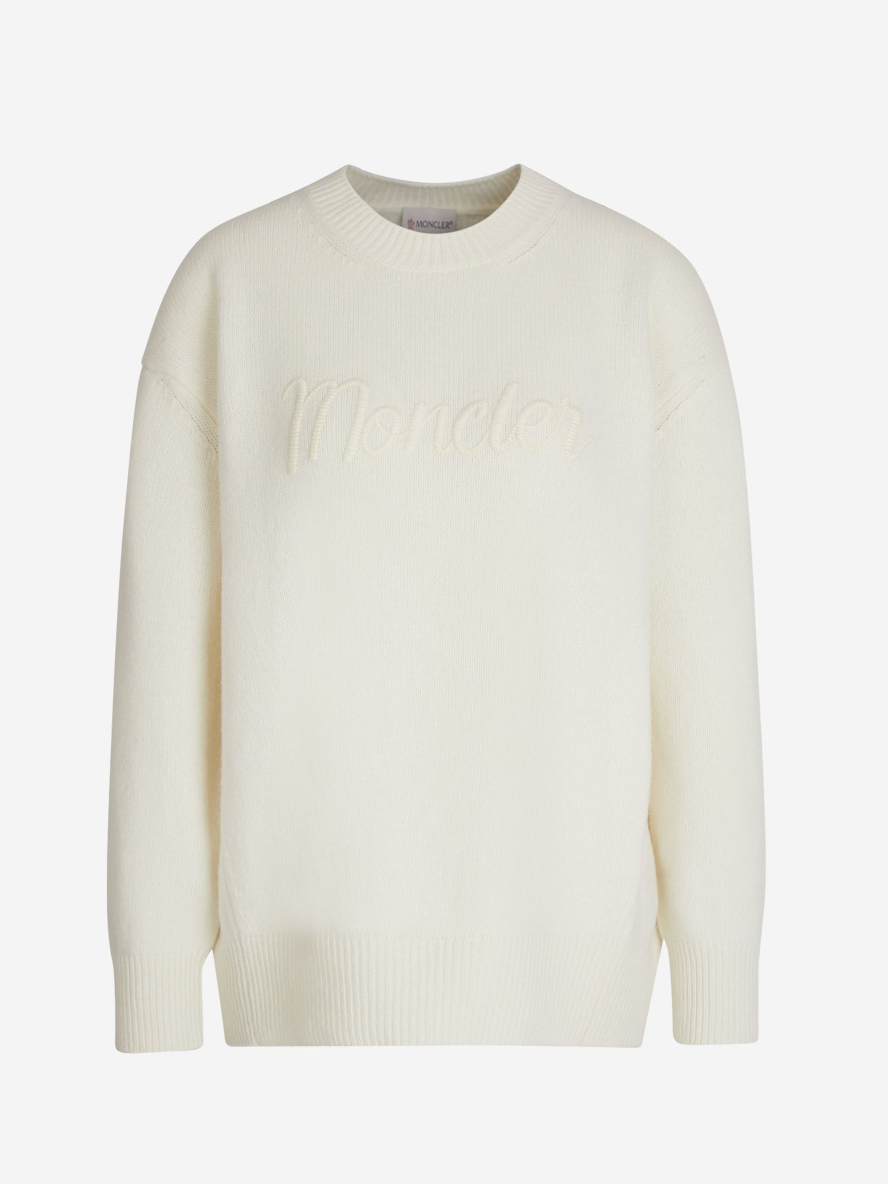 Logo Wool Sweater Moncler оригінал – Купити в Україні – боковий вид