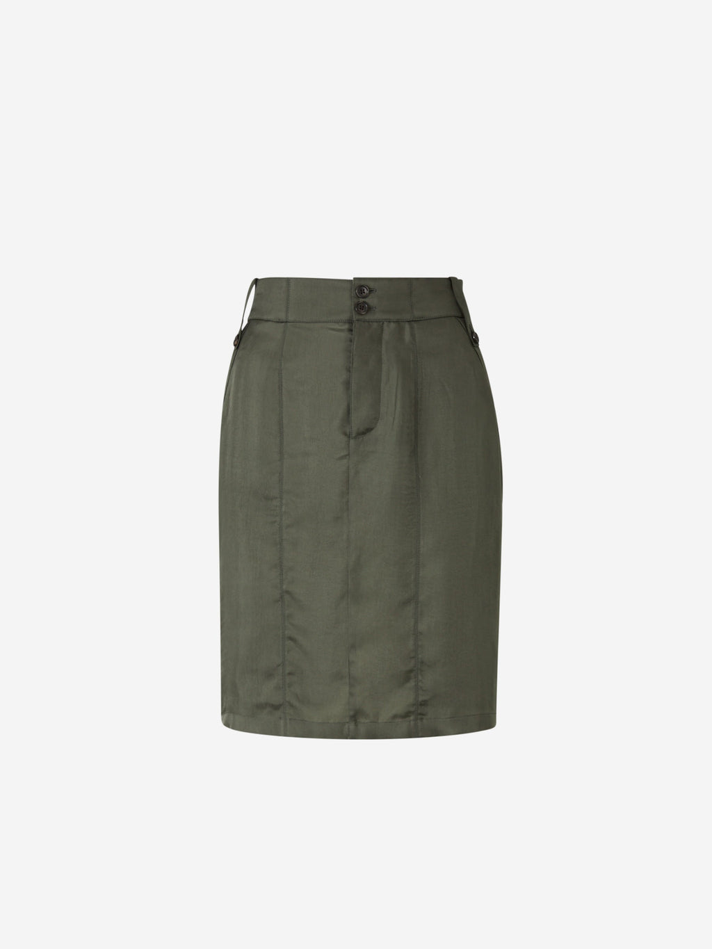 Twill Mini Pencil Skirt Saint laurent – Гарантія оригінальності – боковий вид