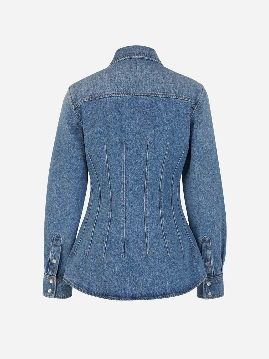 Button Denim Overshirt Chloe оригінал – Купити в Україні – вид ззаду