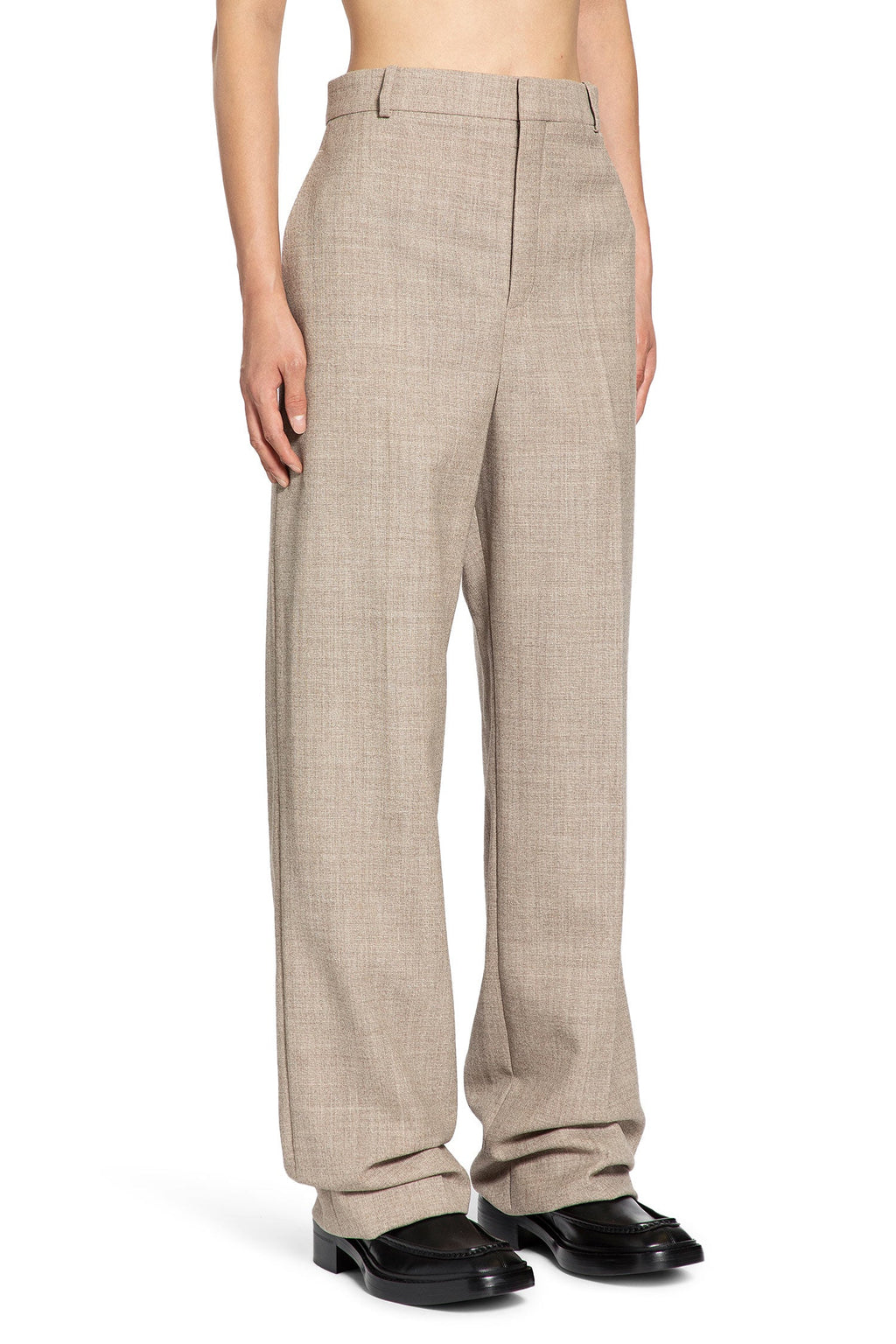 Оригінальна High-Rise Pants In Wool Saint laurent – детальний вид