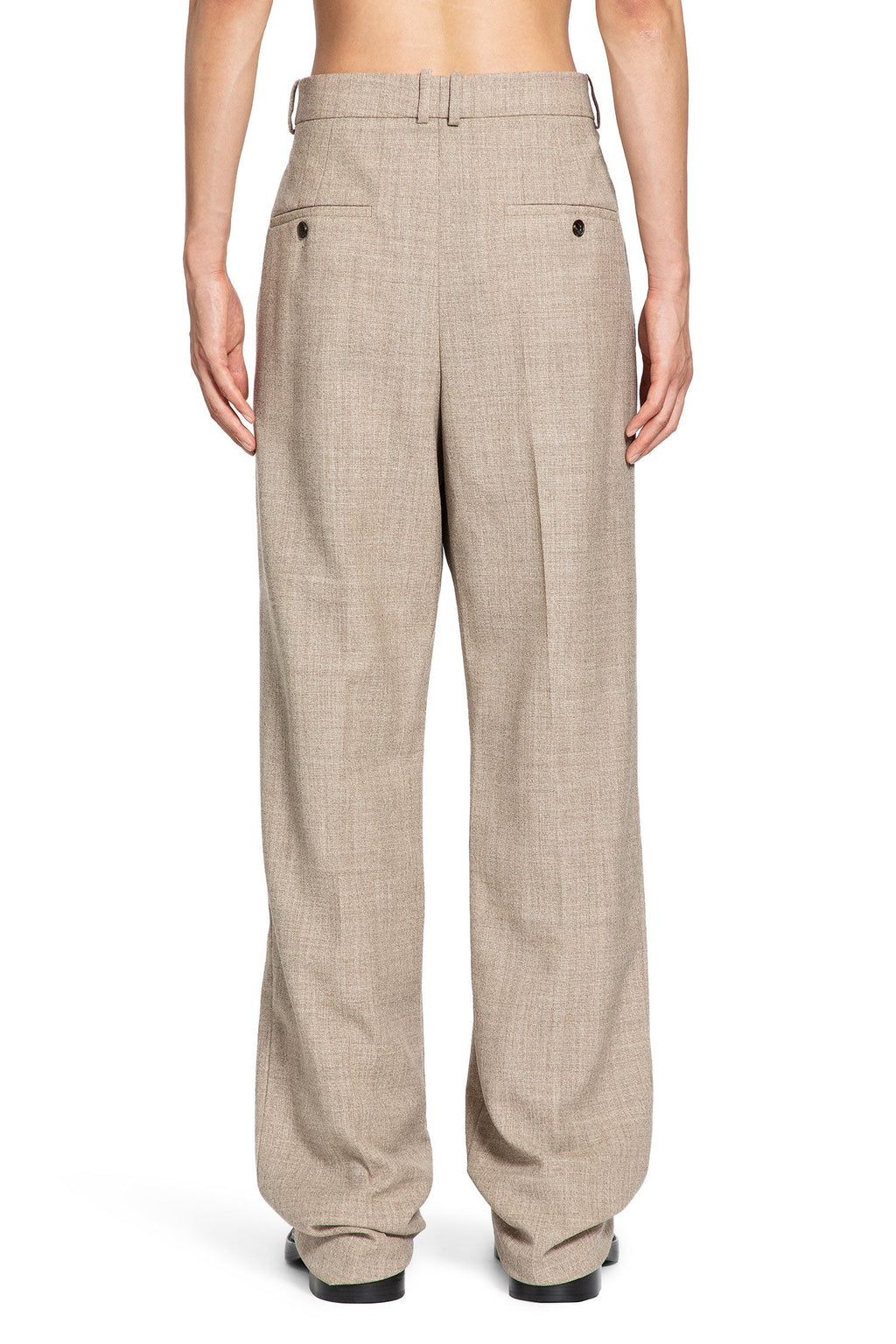 Оригінальна High-Rise Pants In Wool Saint laurent – збільшений вид