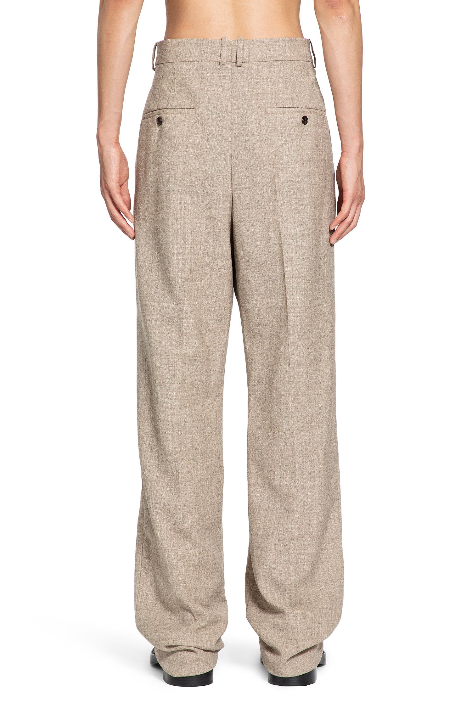 Оригінальна High-Rise Pants In Wool Saint laurent – збільшений вид