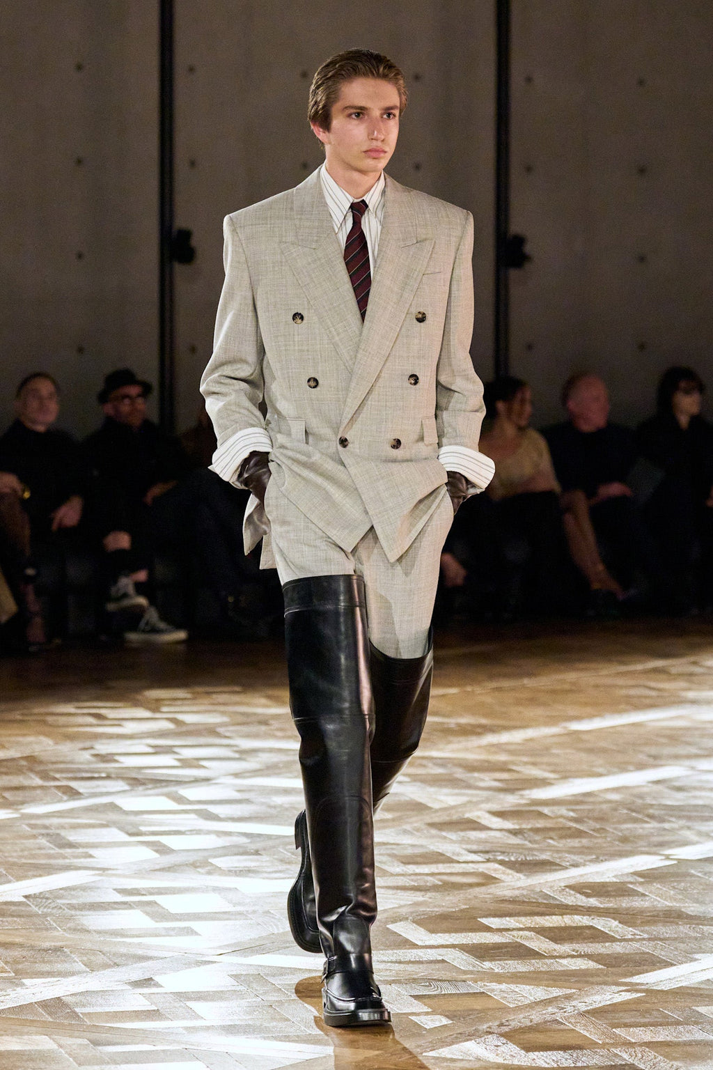 Оригінальна High-Rise Pants In Wool Saint laurent – вид 8