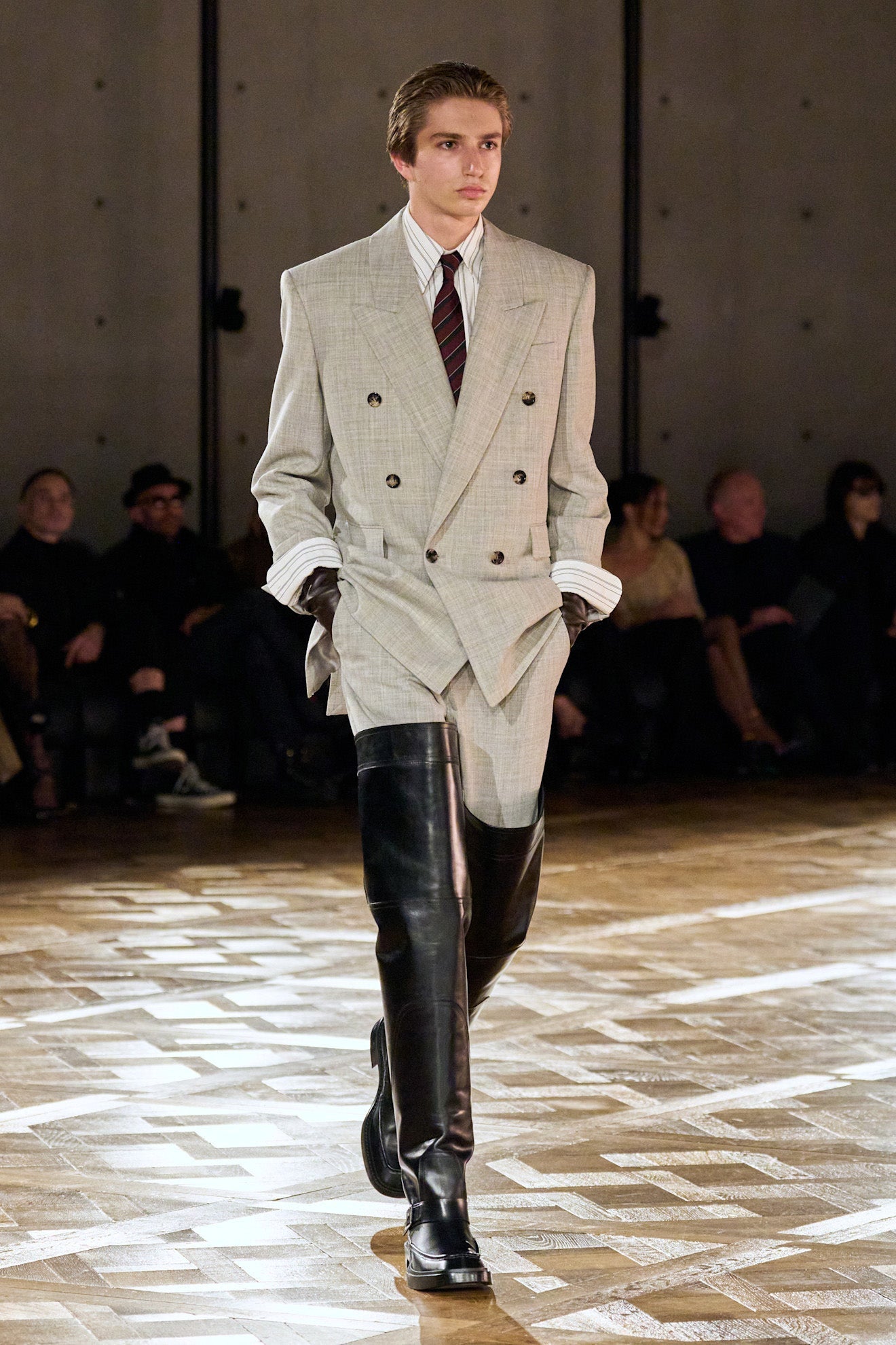 Оригінальна High-Rise Pants In Wool Saint laurent – вид 8