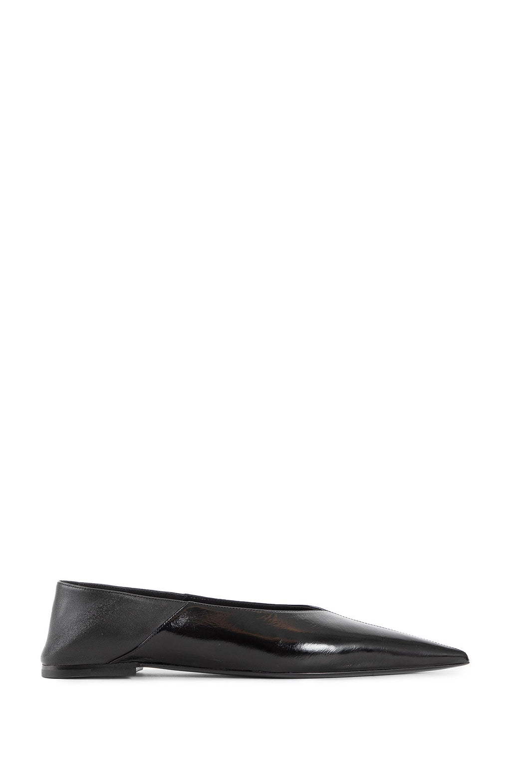 Оригінальна Carolyn Leather Ballet Flats Saint laurent – боковий вид