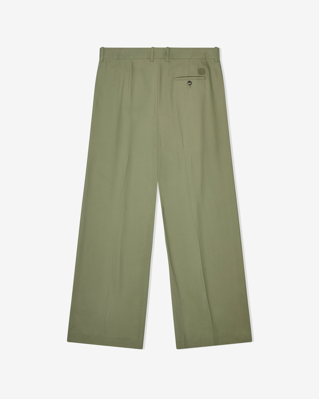 Mens Viscose Blend Trousers Loewe – Гарантія оригінальності – вид ззаду