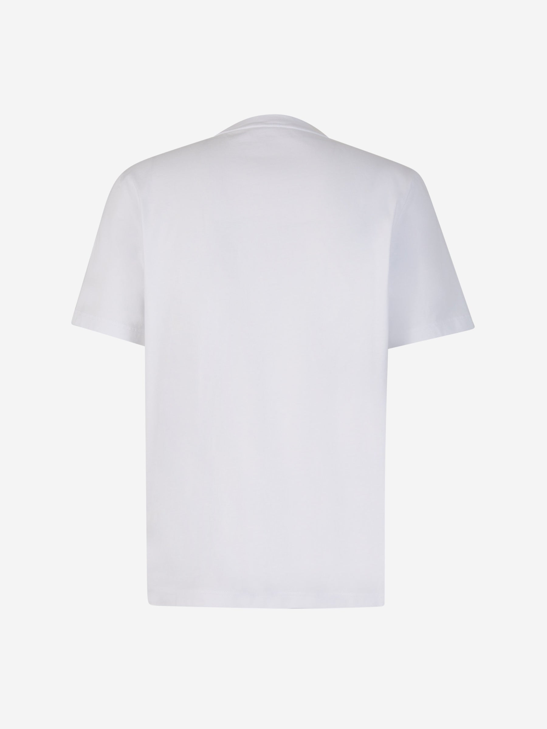 Printed Cotton T-Shirt Moncler – Гарантія оригінальності – вид ззаду