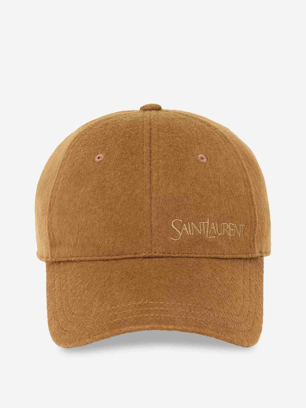Cashmere Logo Cap Saint laurent – Гарантія оригінальності – боковий вид